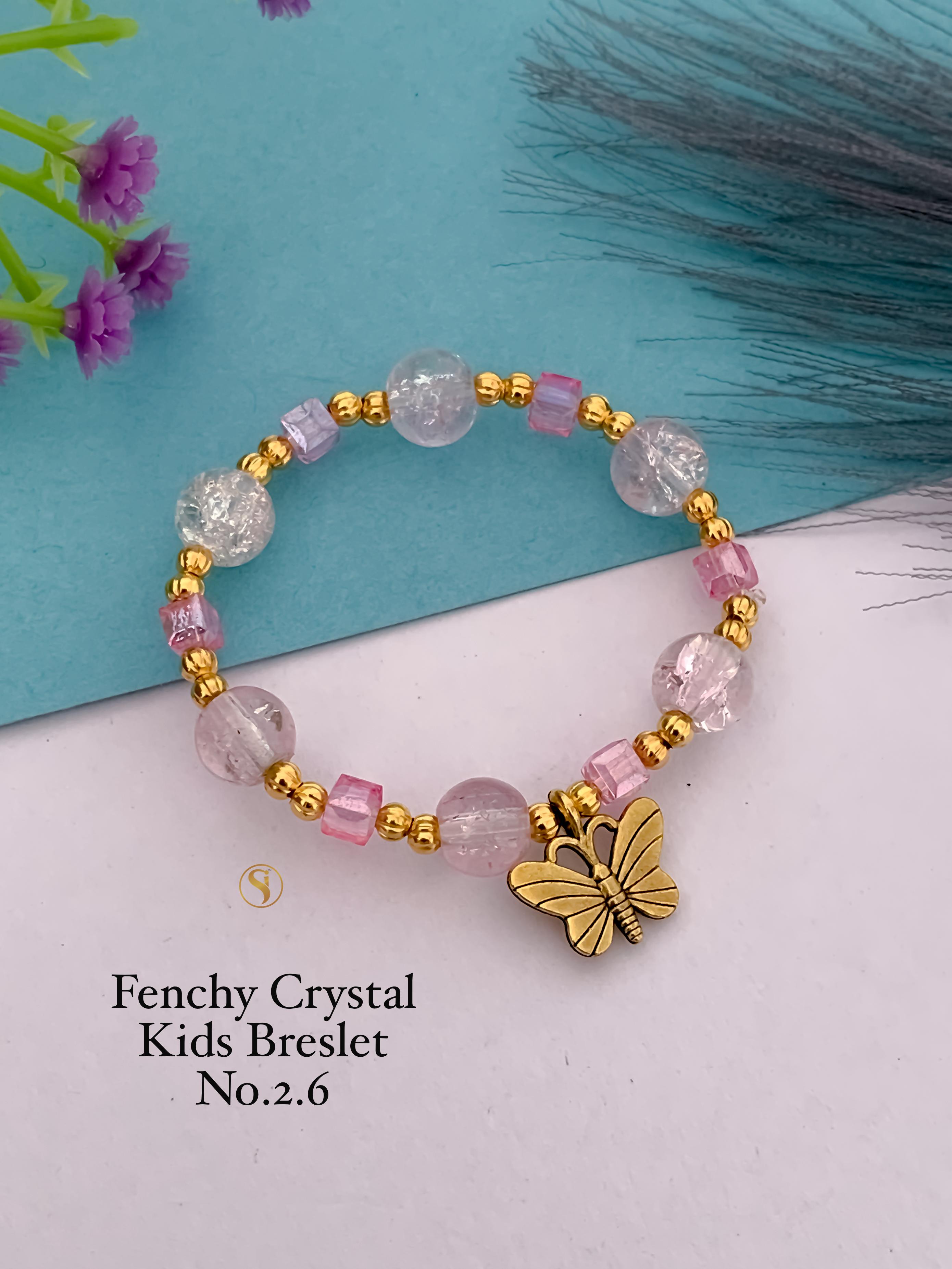 SI0014 FANCY CRYSTAL KIDS BRACELETS