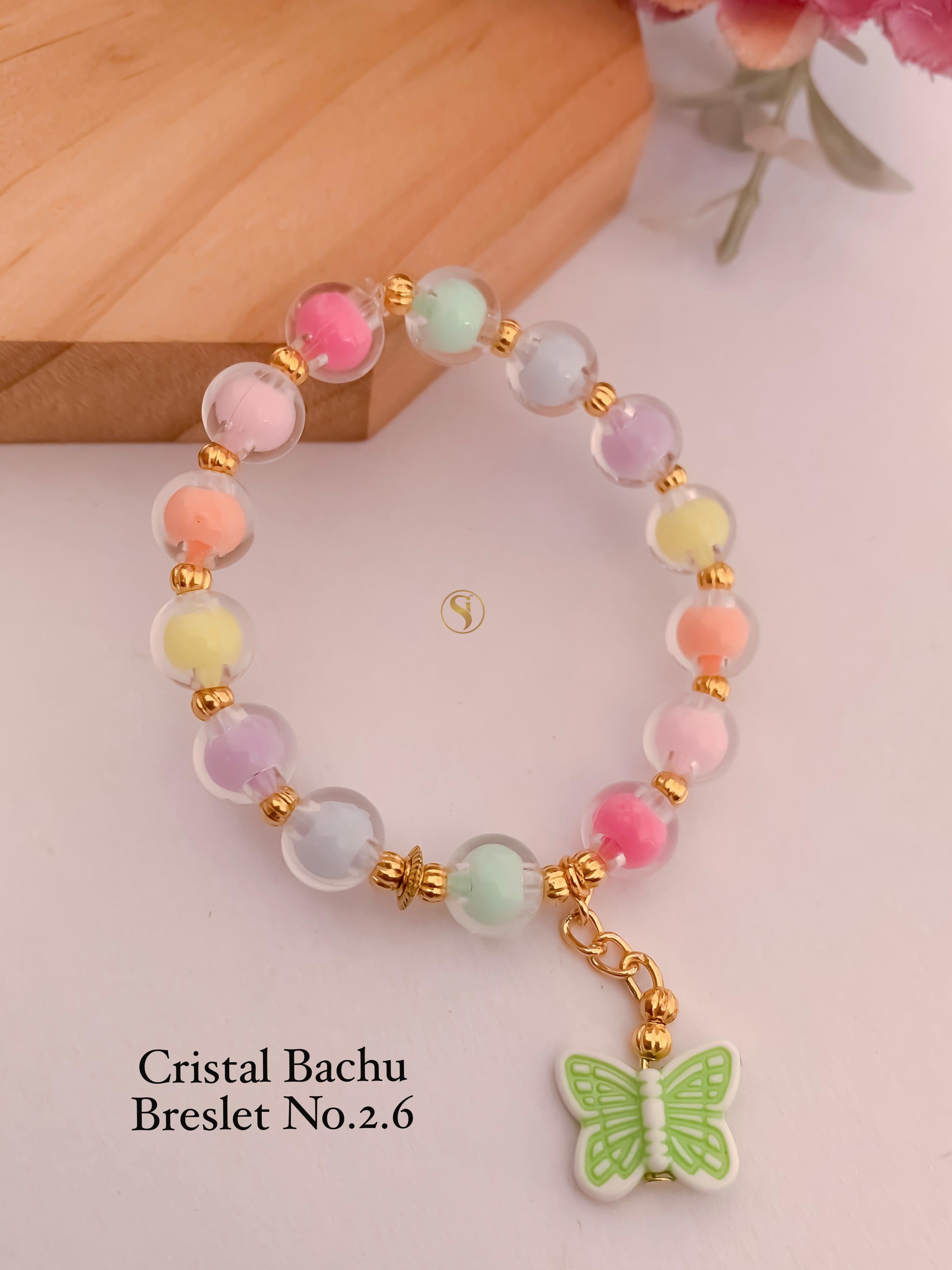 SI0014 FANCY CRYSTAL KIDS BRACELETS