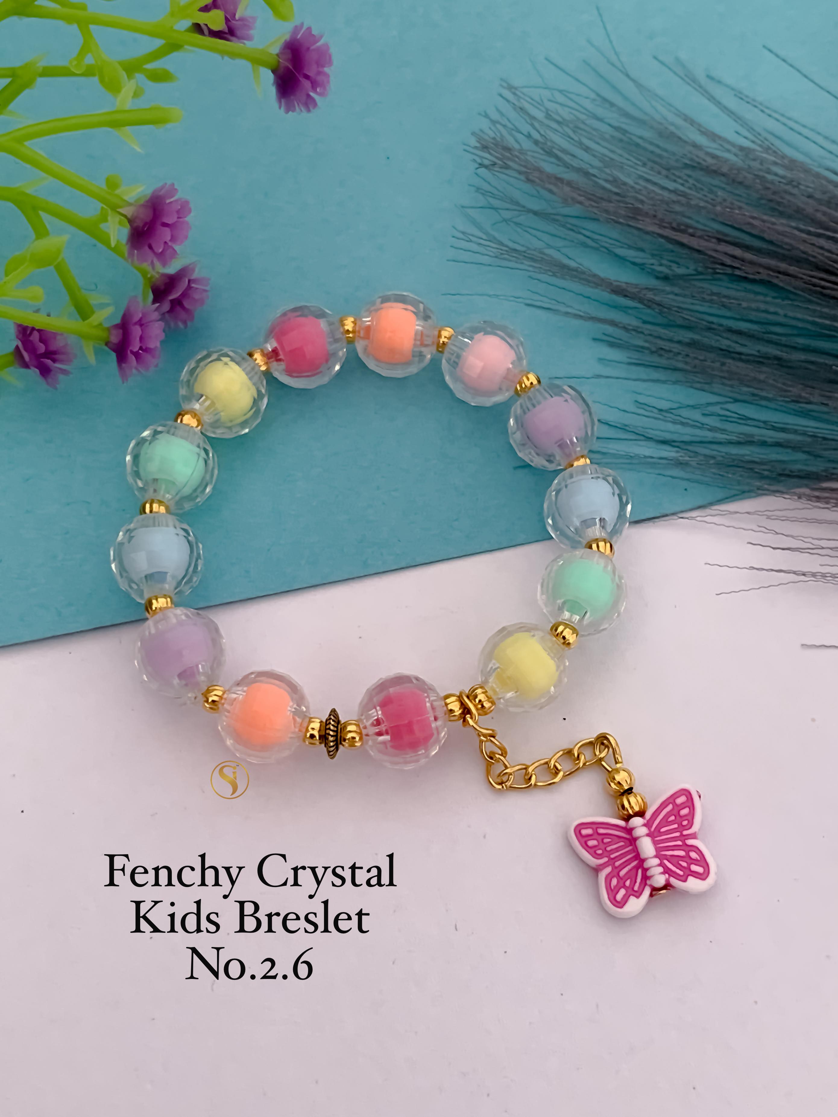 SI0014 FANCY CRYSTAL KIDS BRACELETS