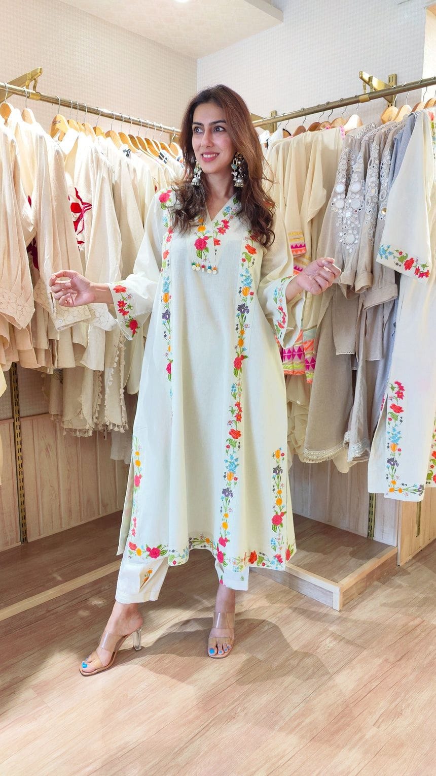 JKM0017 Beautiful Cotton Flex Kurta Set