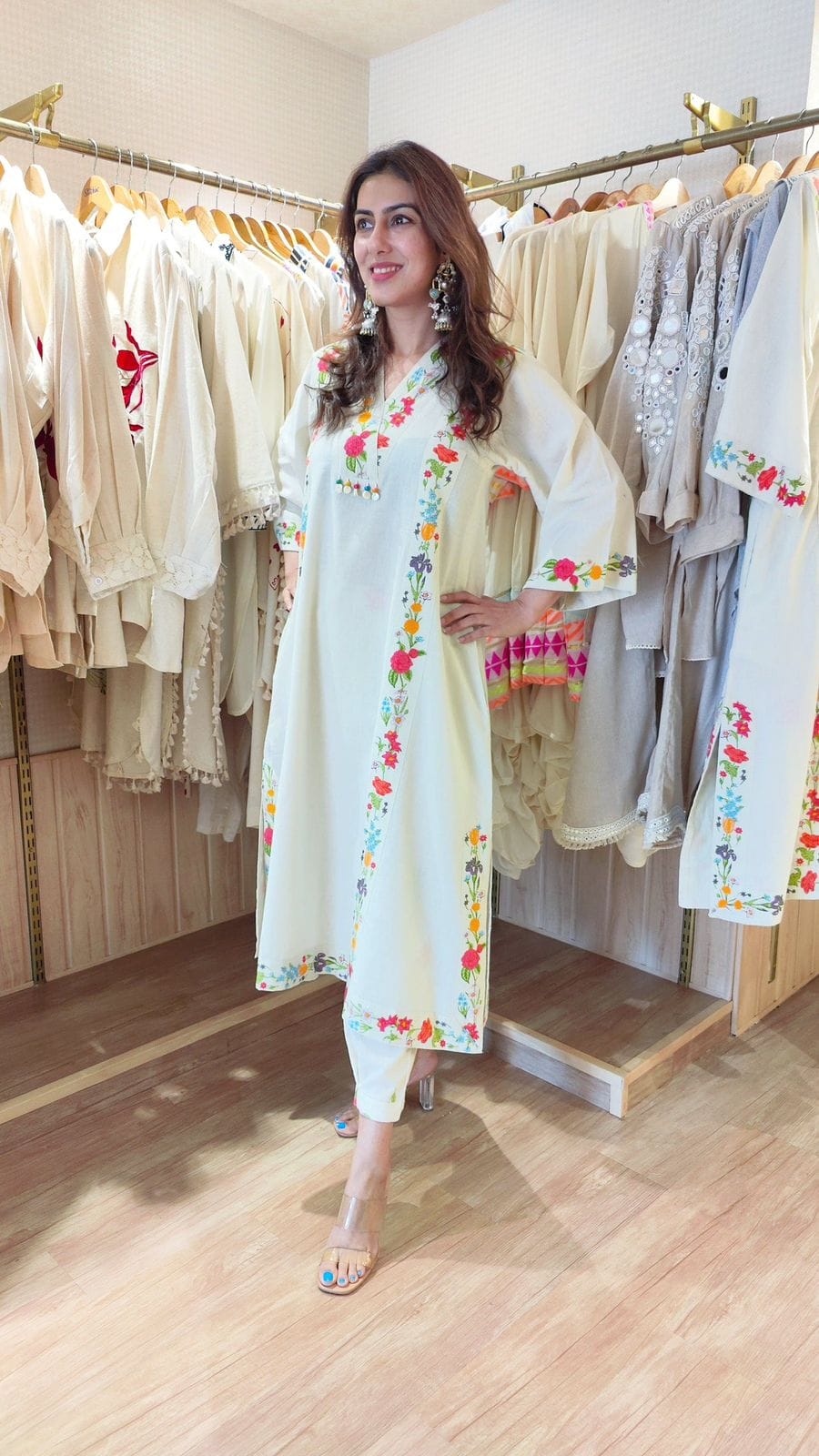 JKM0017 Beautiful Cotton Flex Kurta Set