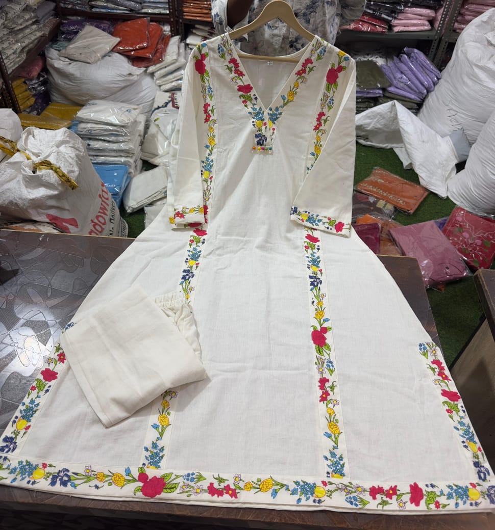 JKM0017 Beautiful Cotton Flex Kurta Set