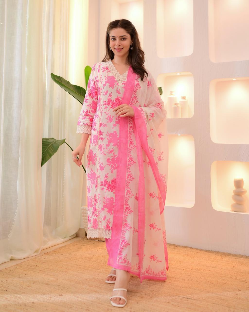 JKM0018 Elevate your wardrobe with the exquisite beauty of this stunning cotton dress