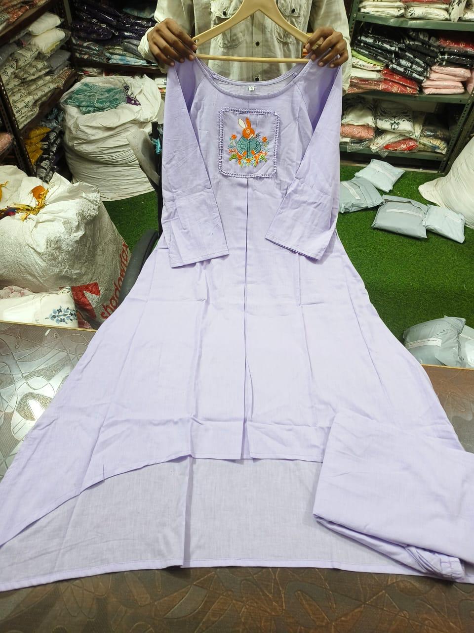 JKM0019 Beautiful Cotton Kurti and Pant Set