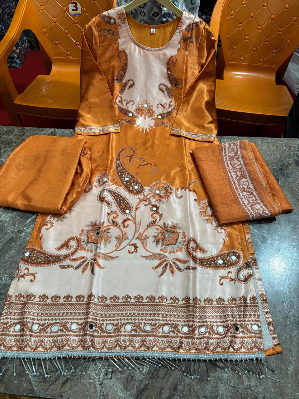 JKM0021 Kurti with lining (Astar) digital Printed in kurti with less work suit sets .