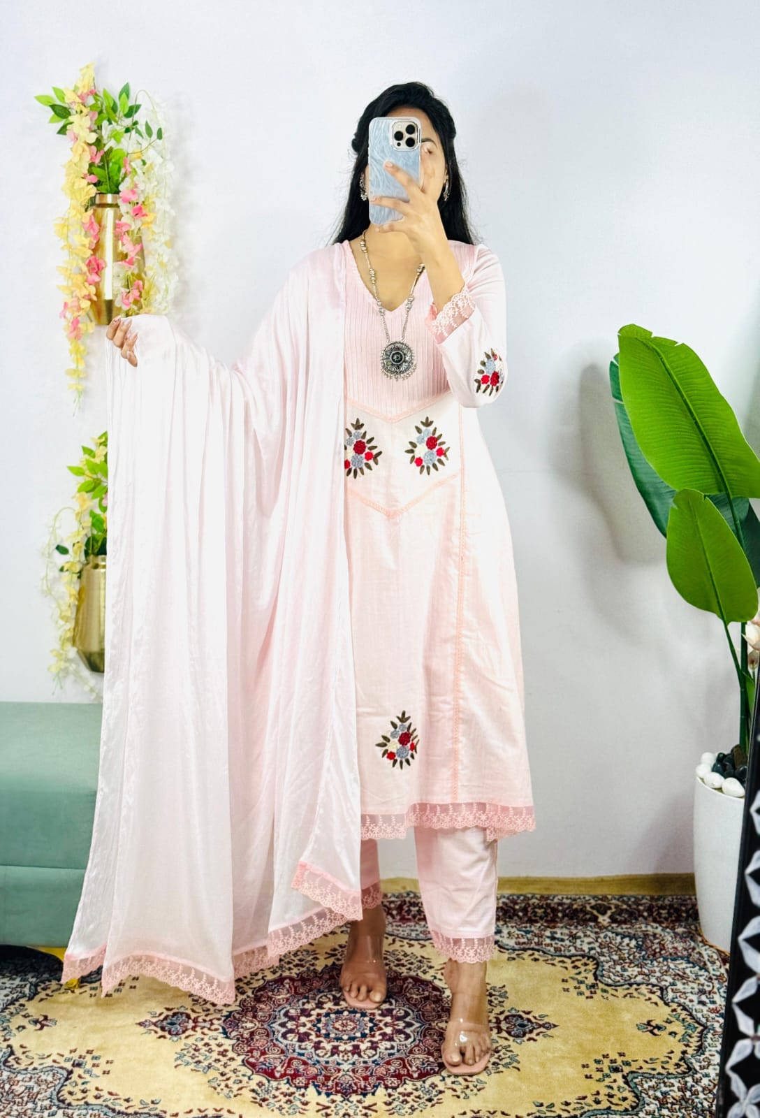 JKM0023 Beautiful Cotton Kurti and Pant Set