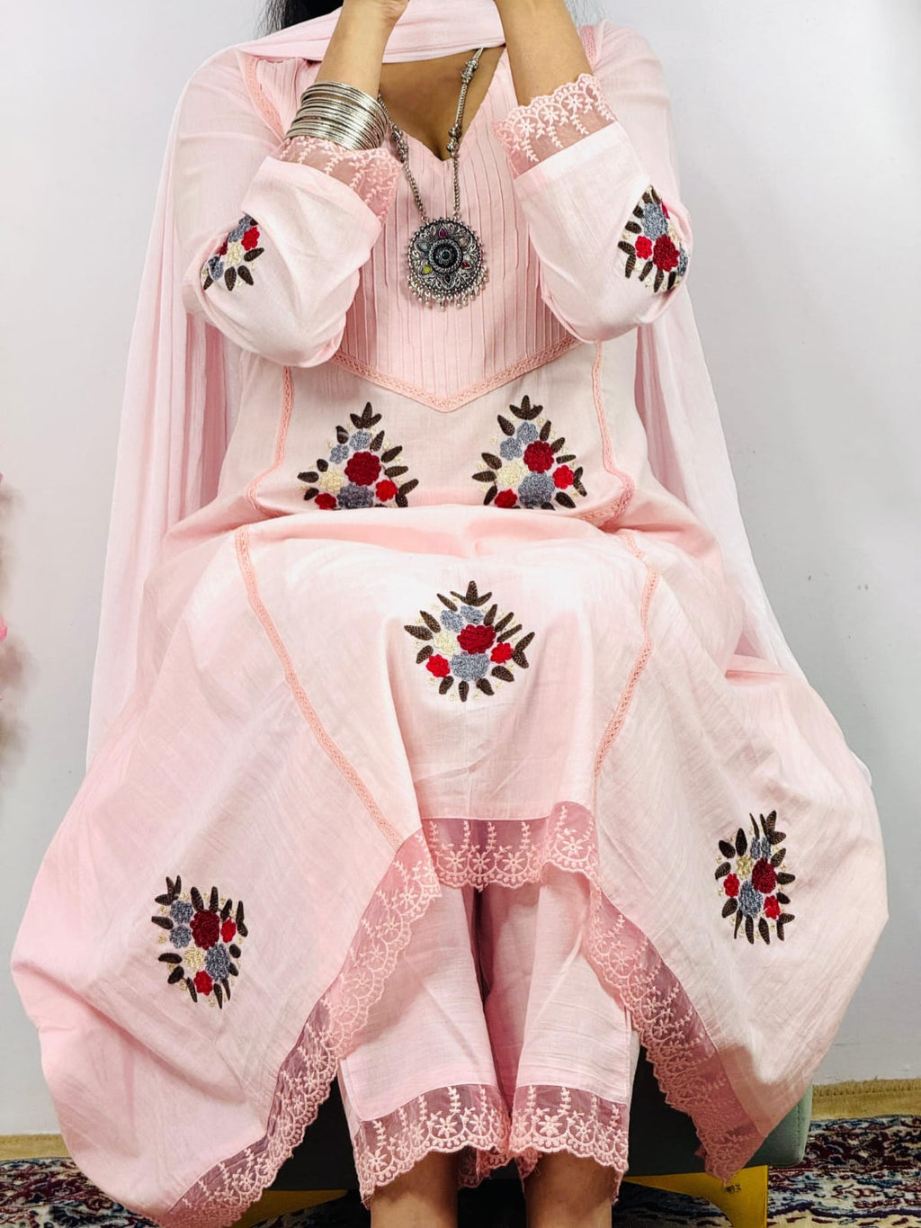 JKM0023 Beautiful Cotton Kurti and Pant Set