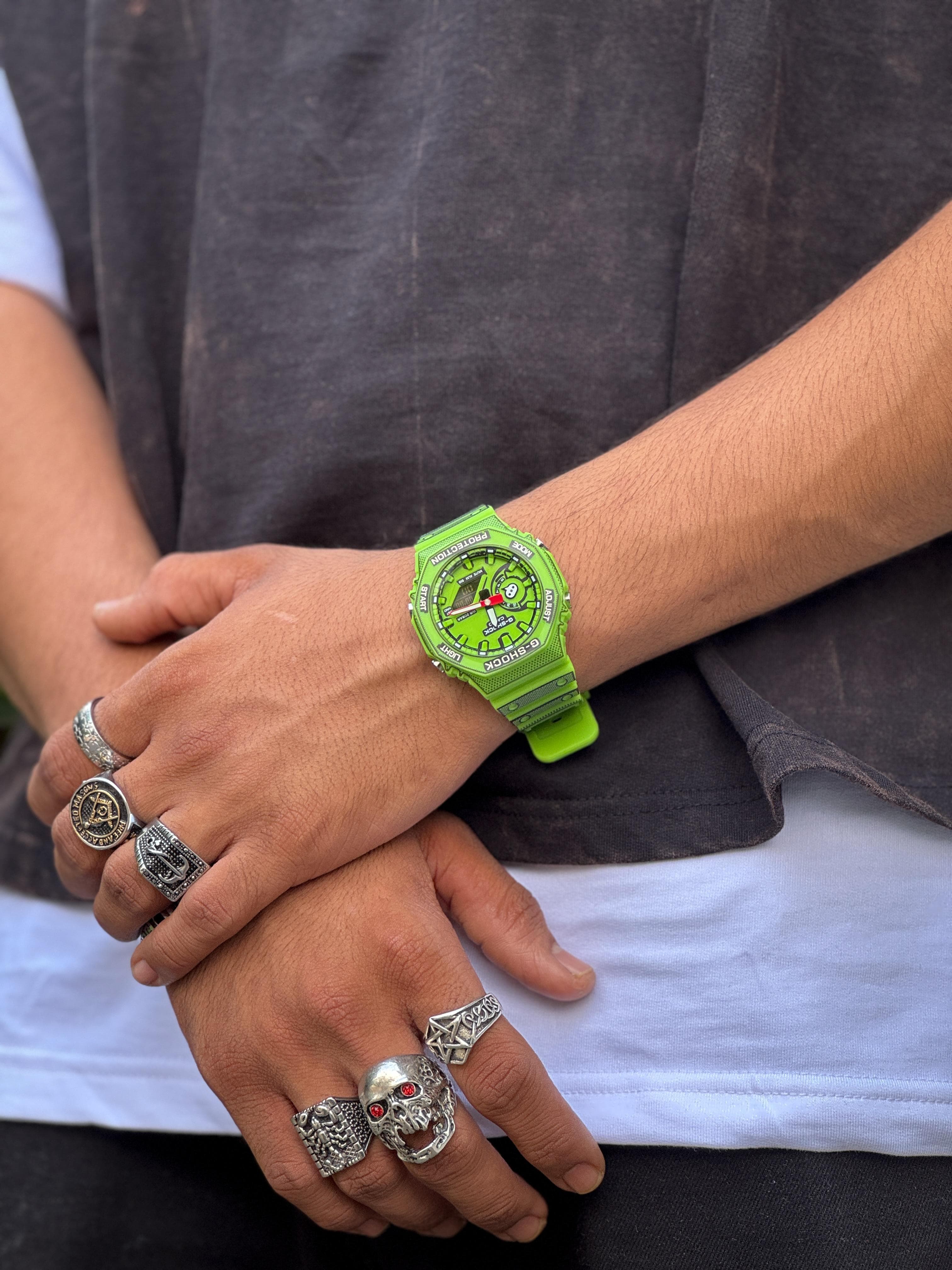 DD008 GA-2100 G-SHOCK JAPAN QUALITY ALL WORKING WITH AUTOLIGHT