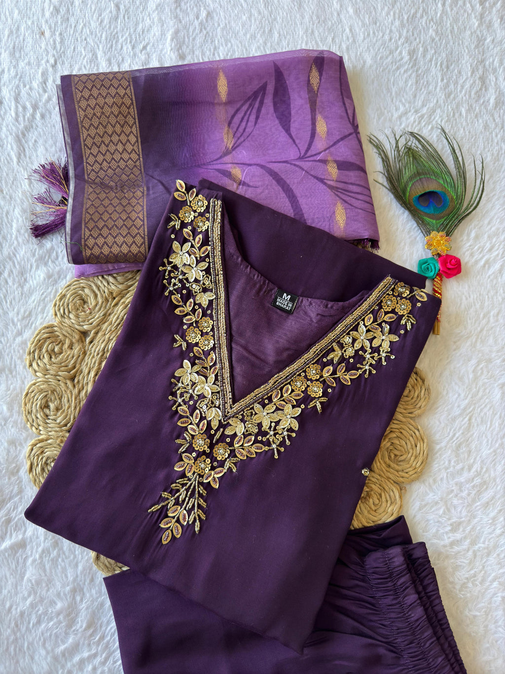 PRD0075  New Designers Kurti, Pant & Dupatta Set