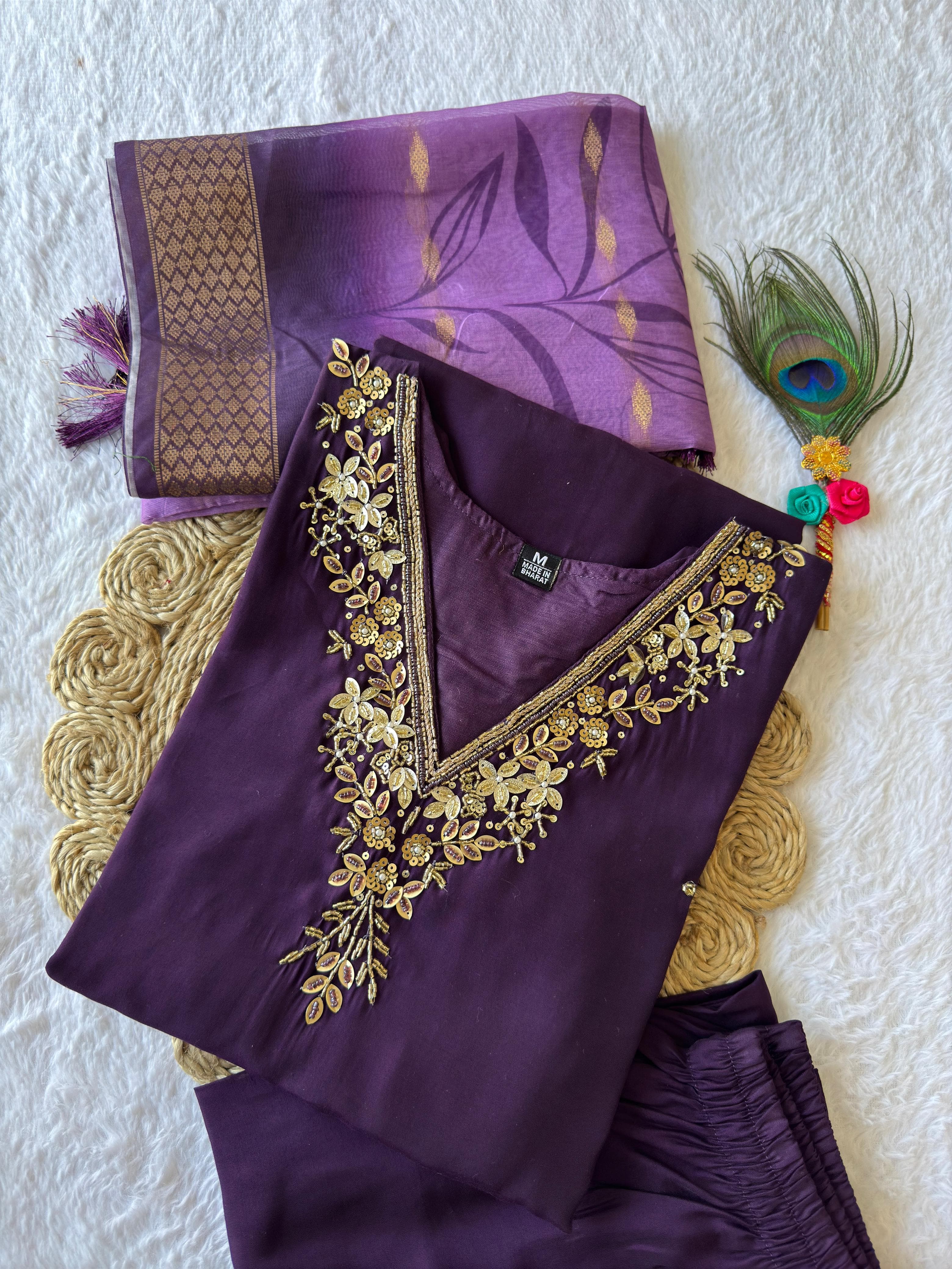 PRD0075  New Designers Kurti, Pant & Dupatta Set