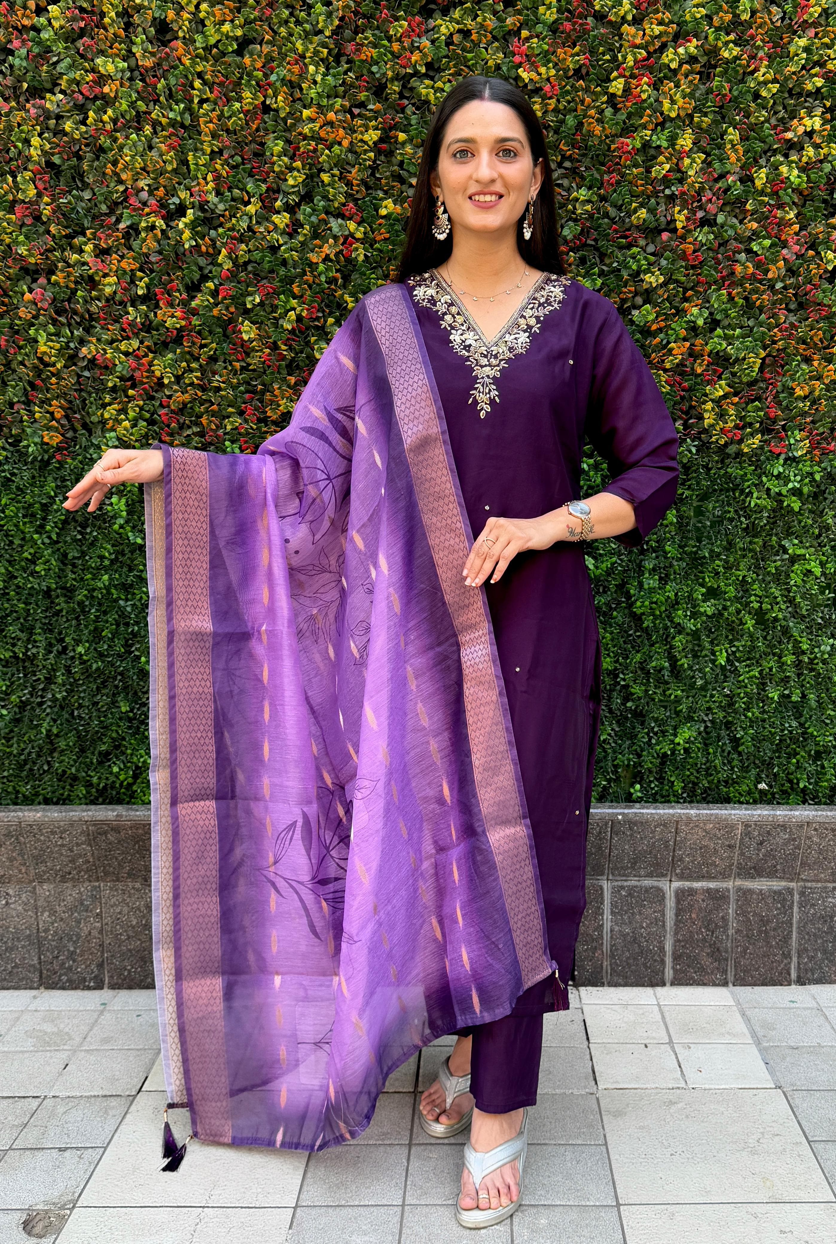 PRD0075  New Designers Kurti, Pant & Dupatta Set