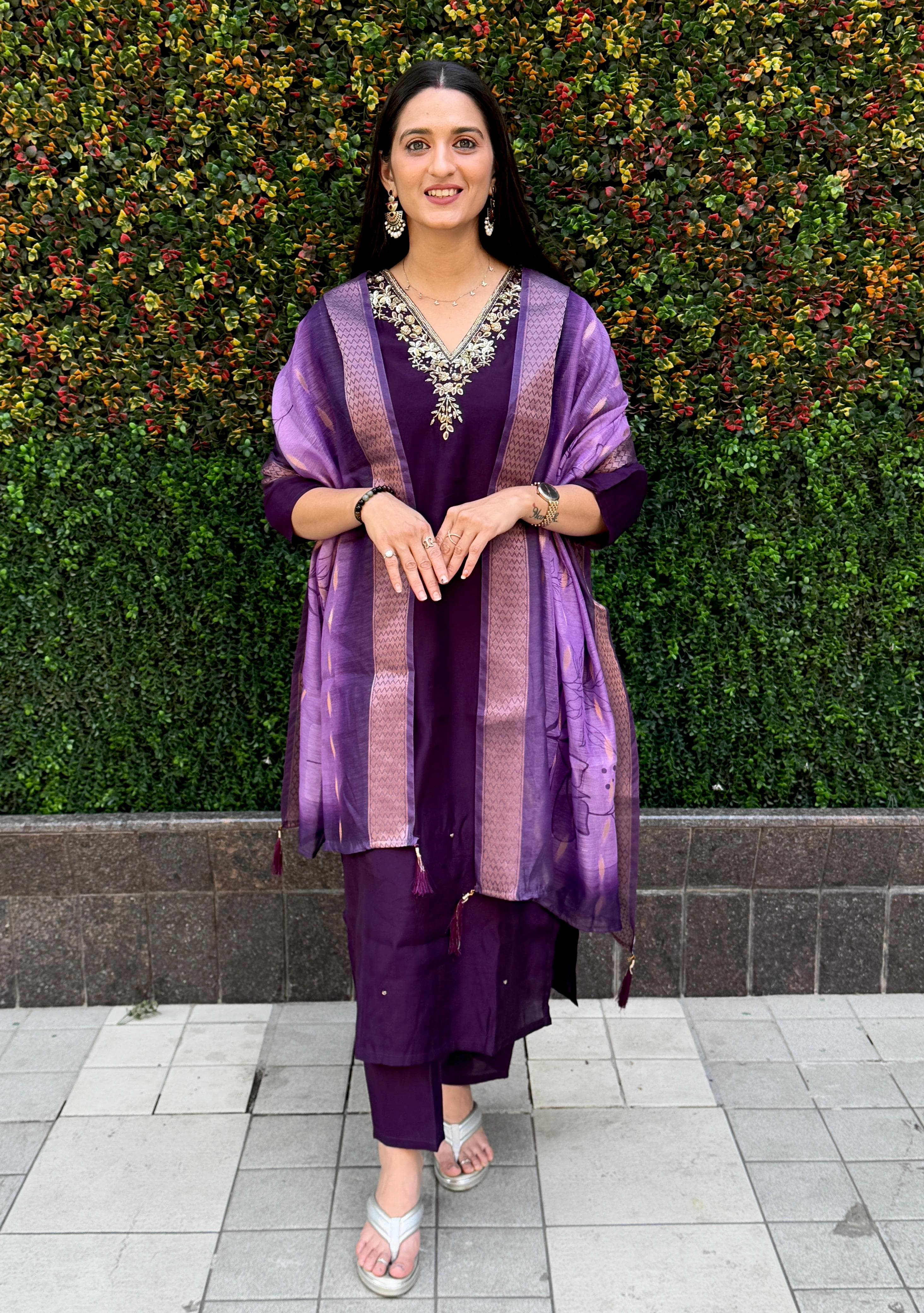 PRD0075  New Designers Kurti, Pant & Dupatta Set