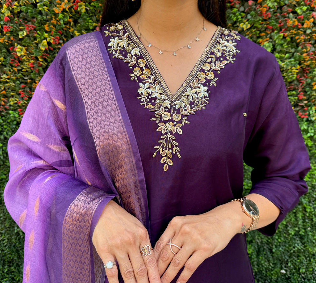 PRD0075  New Designers Kurti, Pant & Dupatta Set