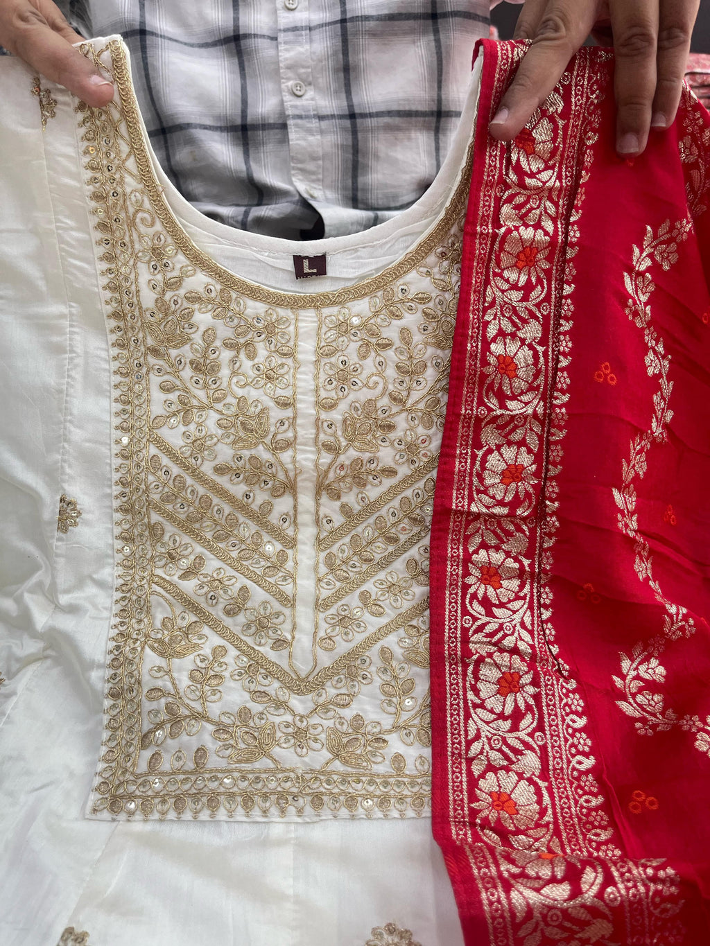PRD0076 Anarkali Flared Kurti Pant Dupatta Set