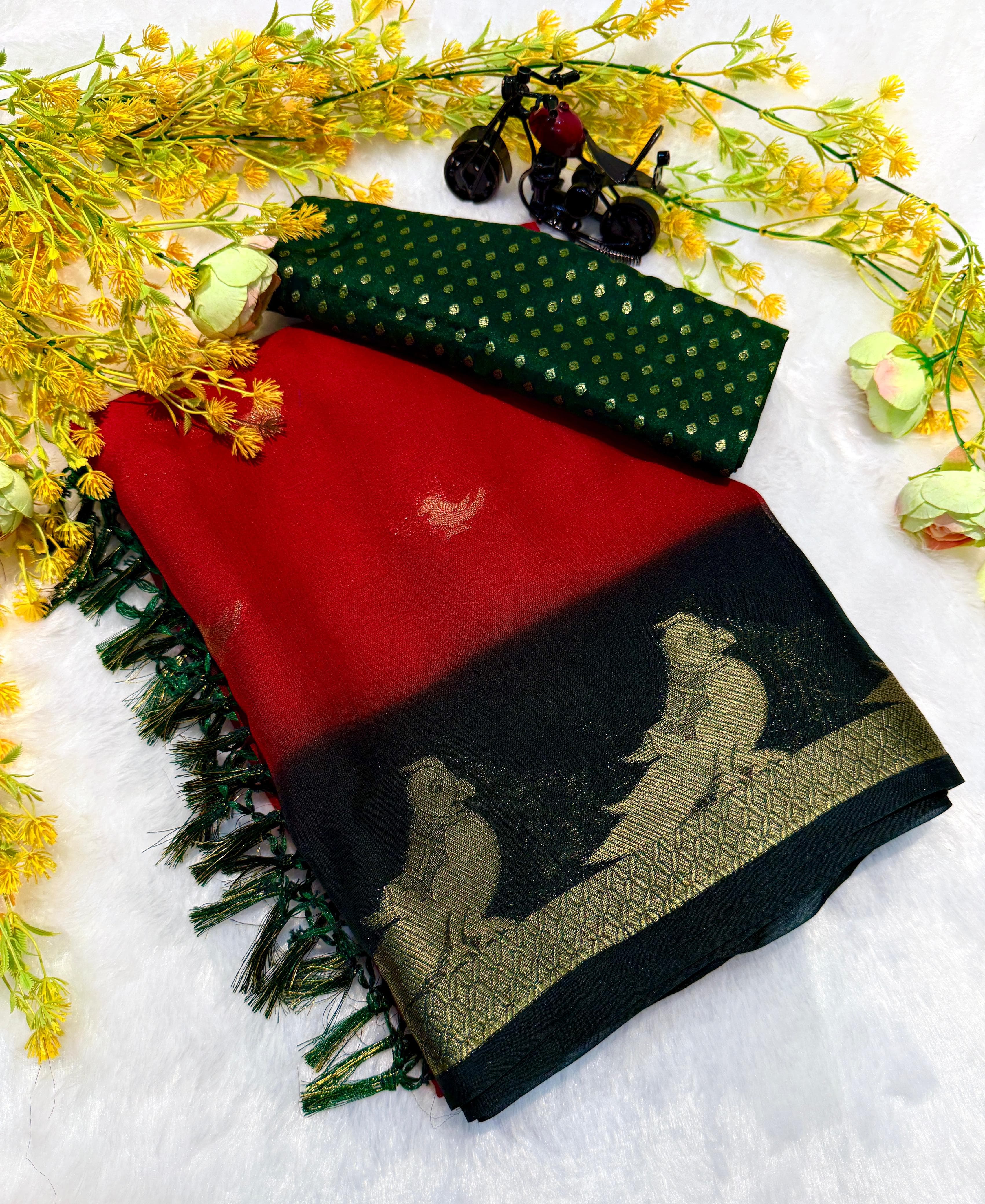PRD0090  Premium High Quality Georgette Saree