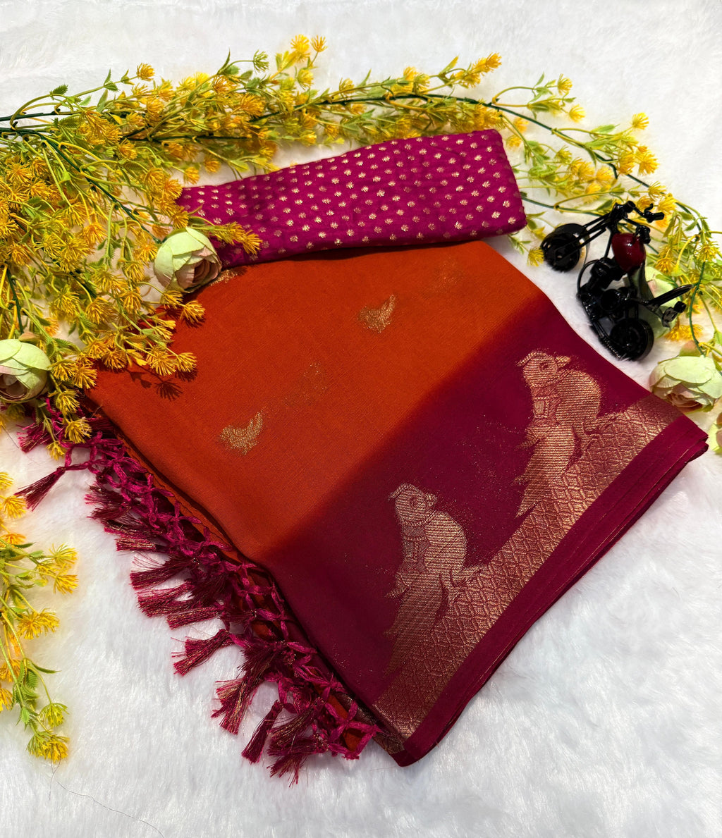 PRD0090  Premium High Quality Georgette Saree