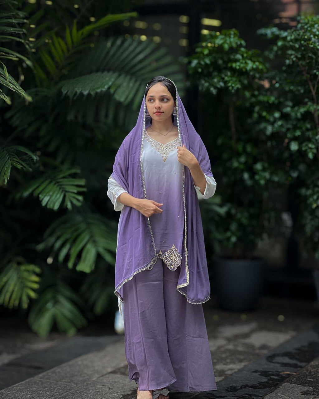PRD0086 PRESERNTING NEW READY TO WEAR COLLECTION WITH EMBROIDERY WORK TOP - PLAZZO WITH DUPATTA