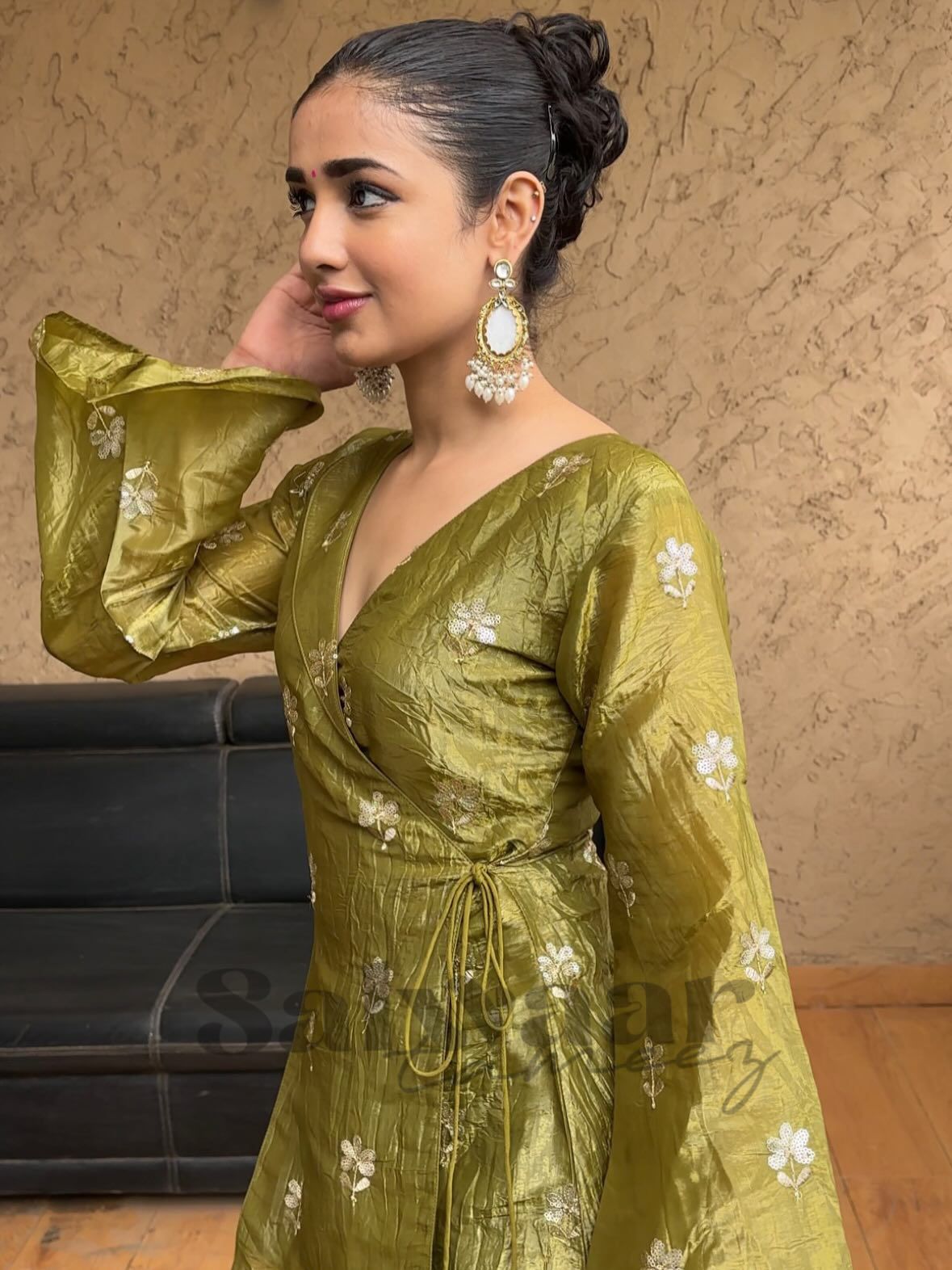 PRD0088 Presenting Trending Designer Top Palazzo With Dupatta Set