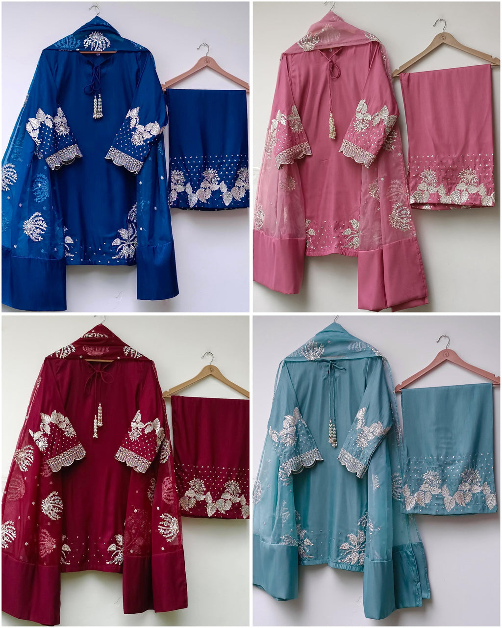 PRD0089 Presenting New Designer Collection In Natural Crepe Silk Top-Bottom And Dupatta Set Fully Stitched Ready To Wear