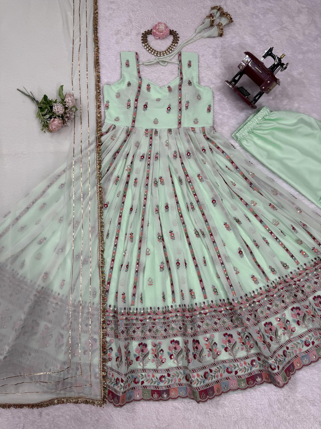 PRD0097 Step into effortless charm with our exclusive 3-piece co-ord set – crafted for comfort, stitched with grace.