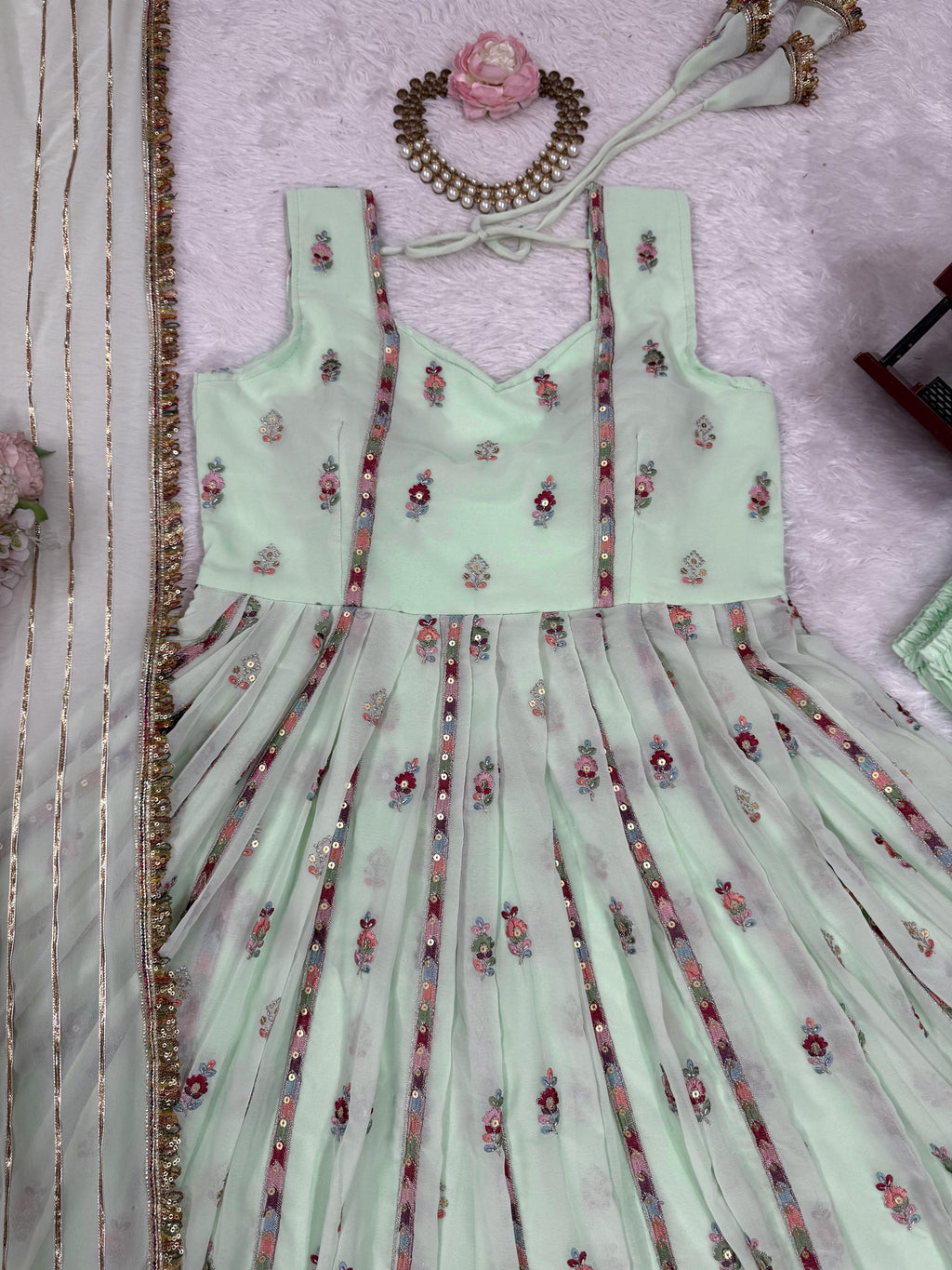 PRD0097 Step into effortless charm with our exclusive 3-piece co-ord set – crafted for comfort, stitched with grace.