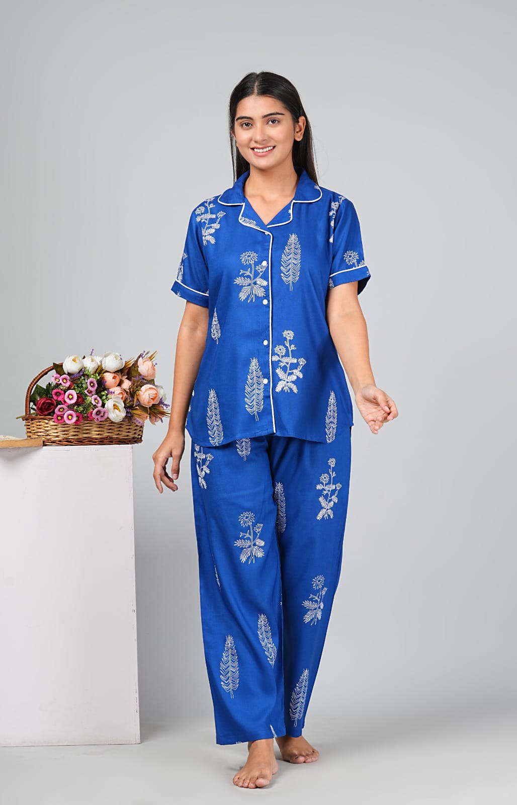 RHS0019 Export Quality Rayon Night Suits