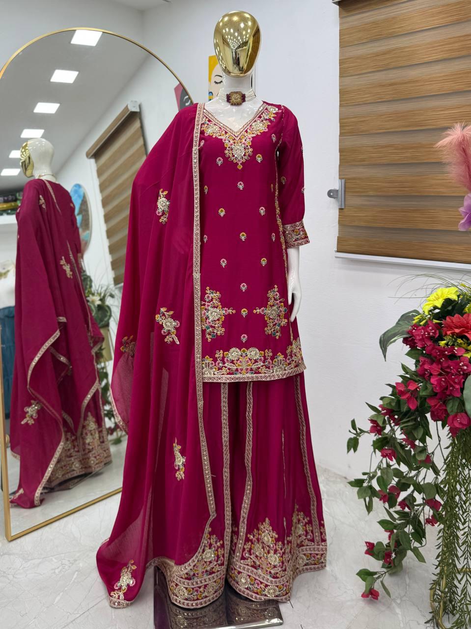 PRD00110 Beautiful sharara set attractive color