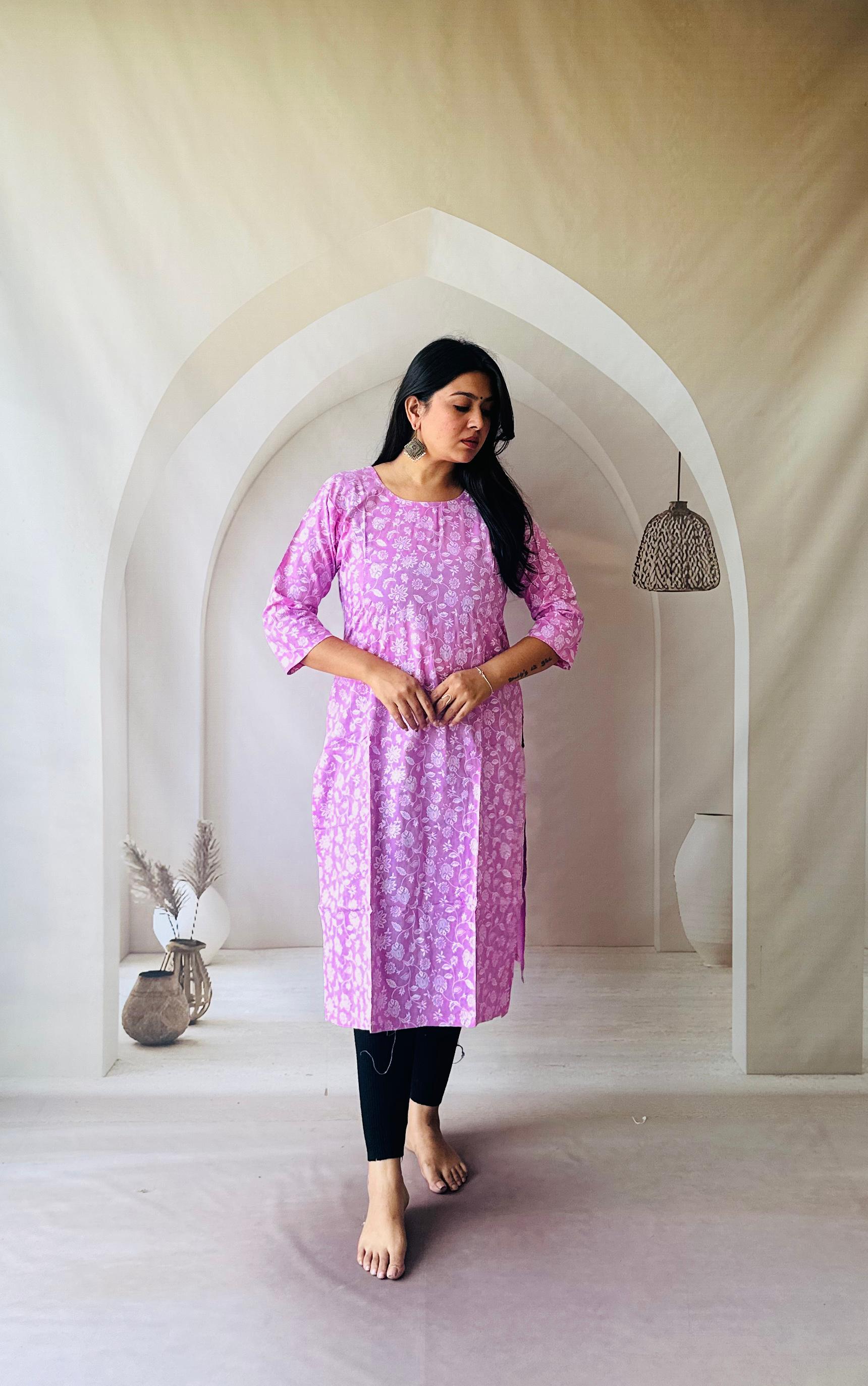PRD00104 Premium Jaipuri Printed Kurti ( Kurti only)