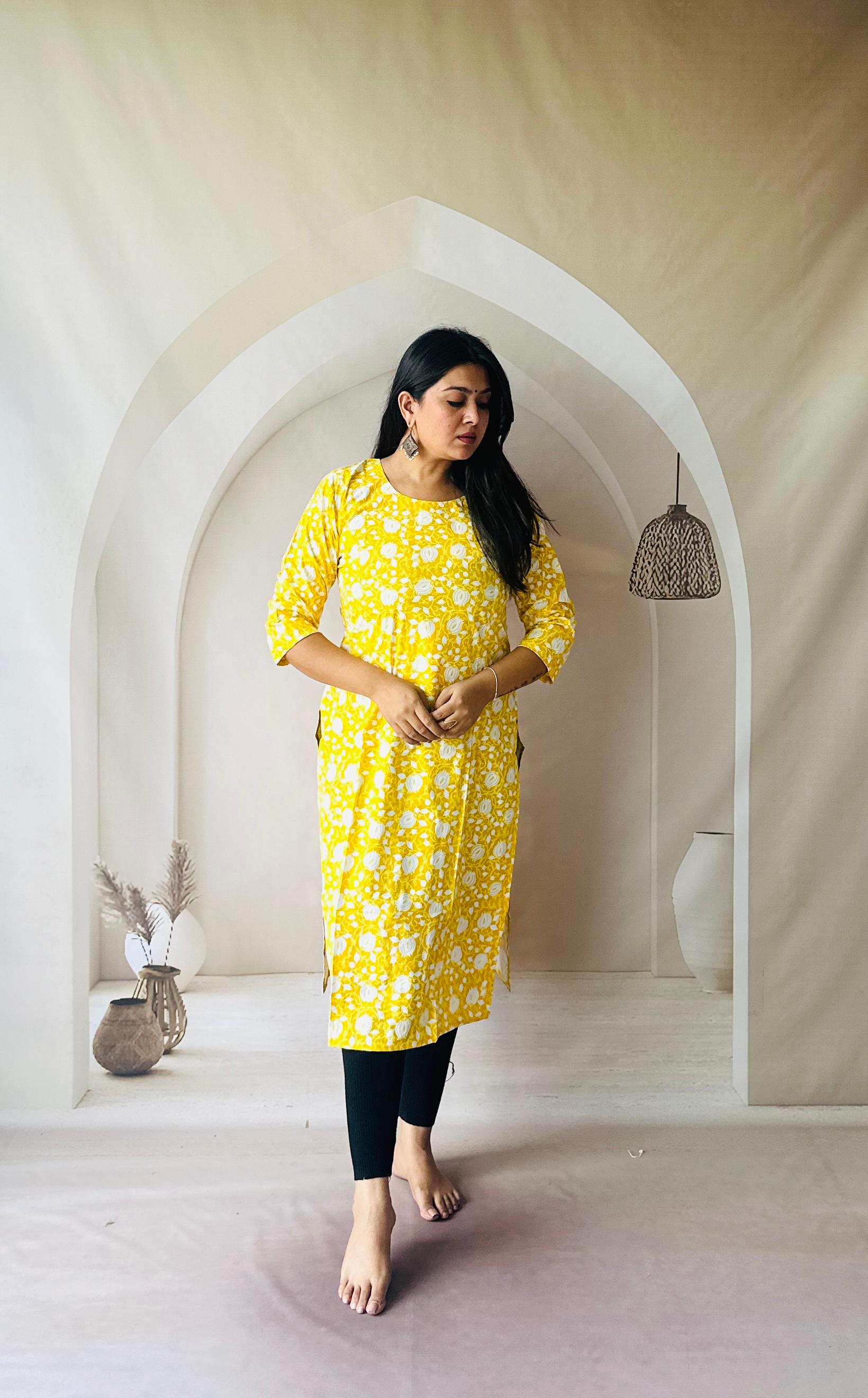 PRD00104 Premium Jaipuri Printed Kurti ( Kurti only)