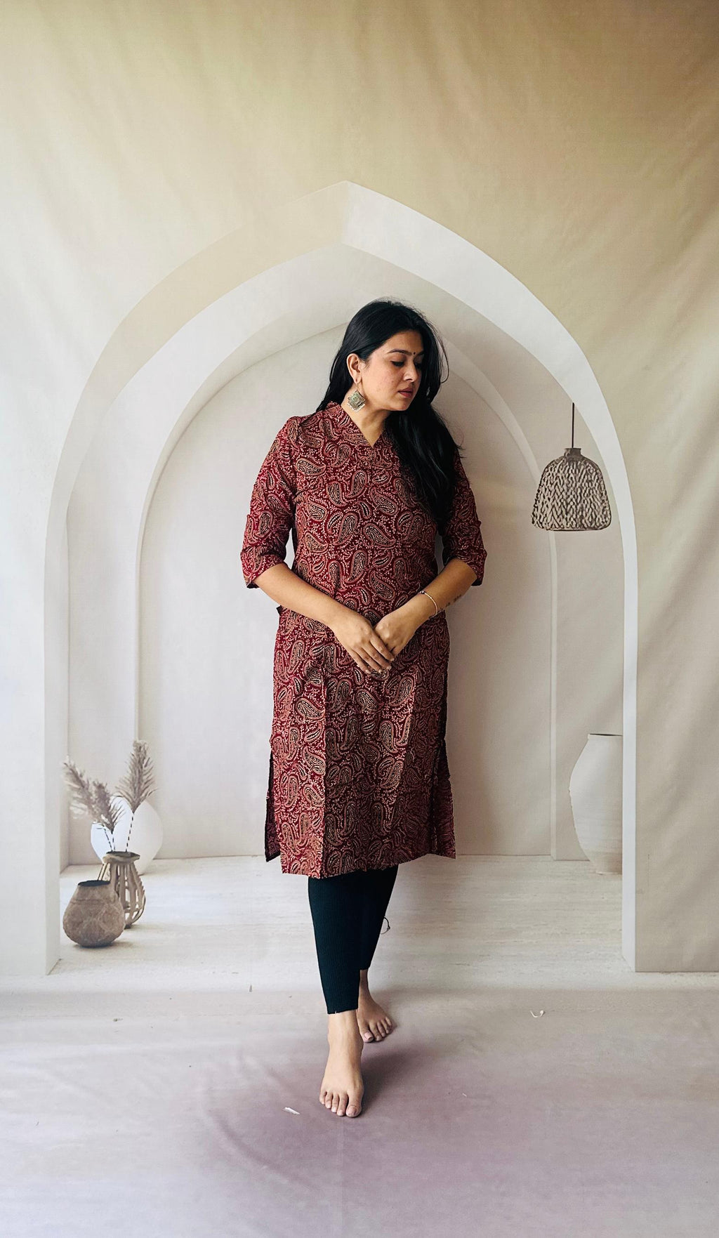 PRD00104 Premium Jaipuri Printed Kurti ( Kurti only)