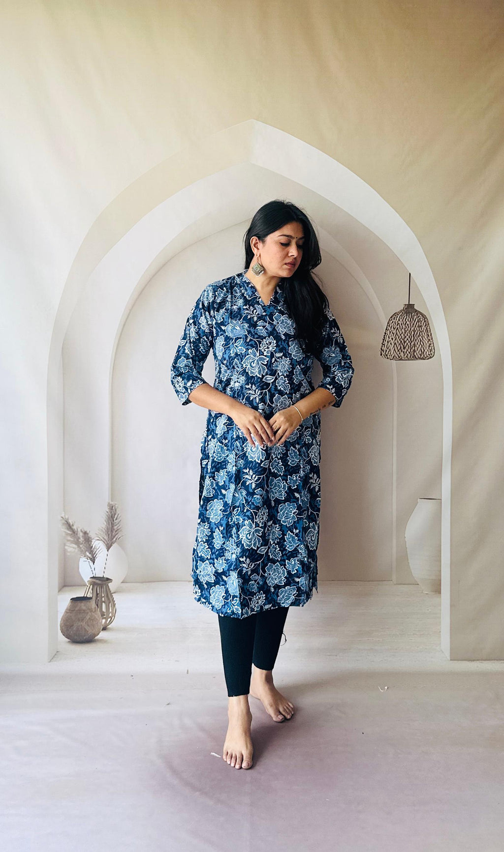 PRD00104 Premium Jaipuri Printed Kurti ( Kurti only)