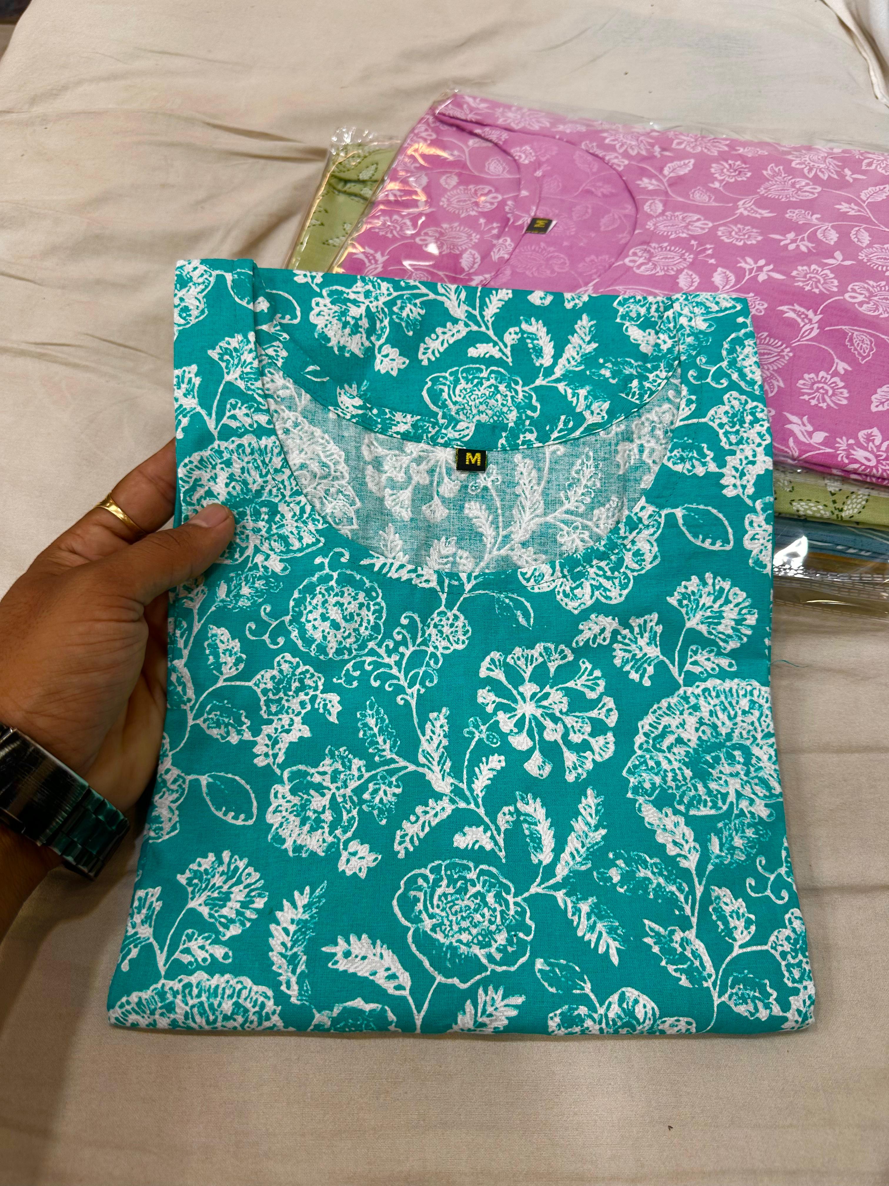 PRD00104 Premium Jaipuri Printed Kurti ( Kurti only)