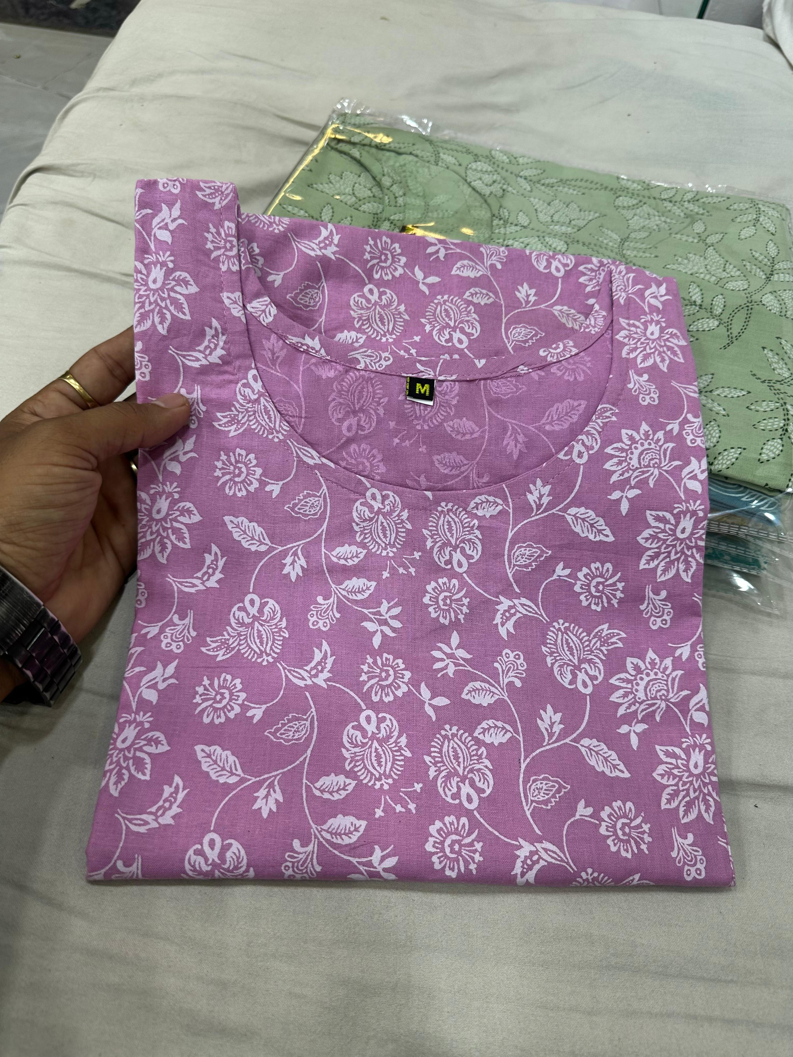 PRD00104 Premium Jaipuri Printed Kurti ( Kurti only)