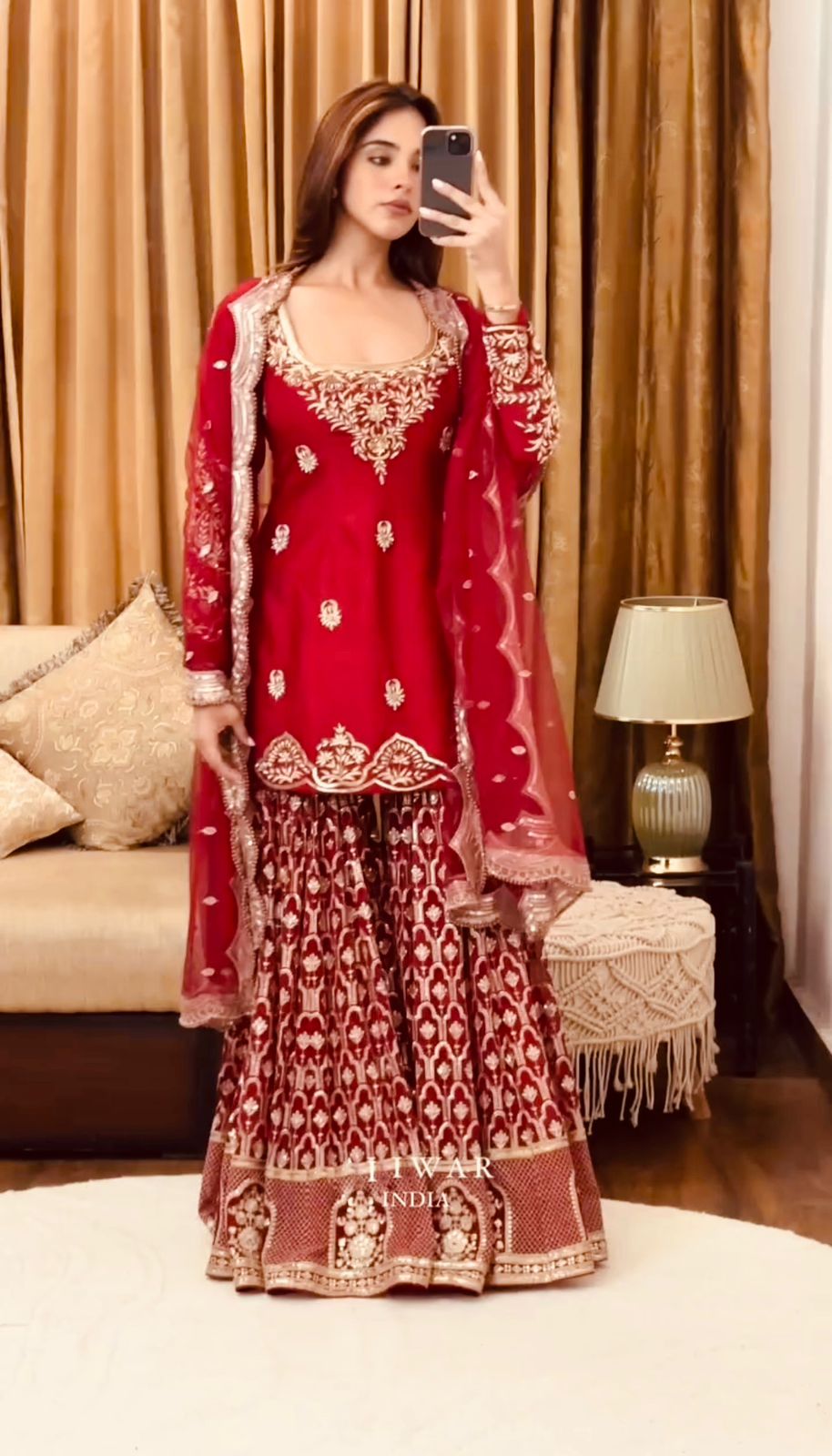 PRD00115  Launching New Designer Party Wear Look Fancy Top-Dupatta and Fully Stitched Sharara