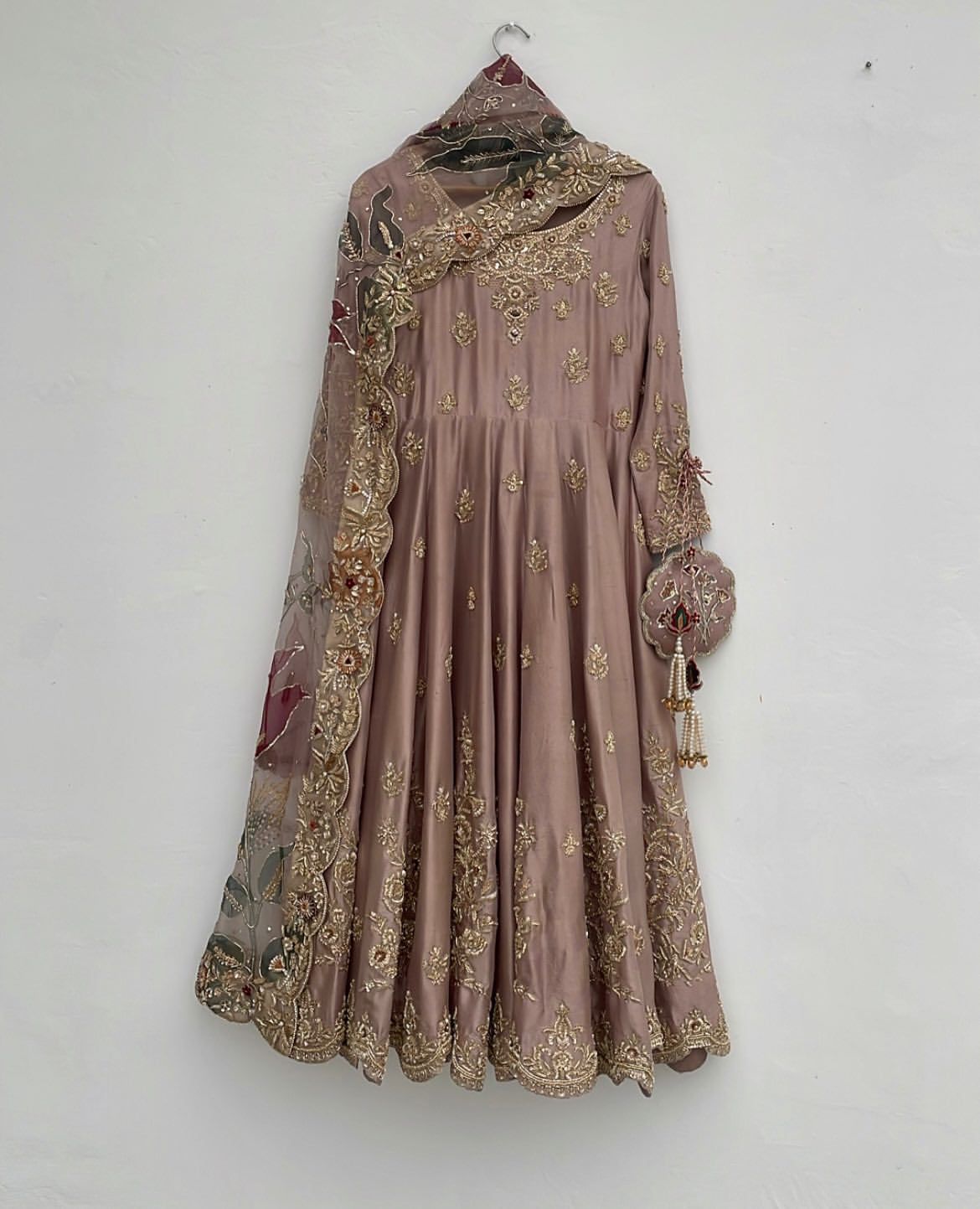 PRD00118 DESIGNER WEAR EXCLUSIVE GOWN PAIR IN CHINON FABRIC GOWN AND PLAZZO WITH DUPATTA IN ORGANZA