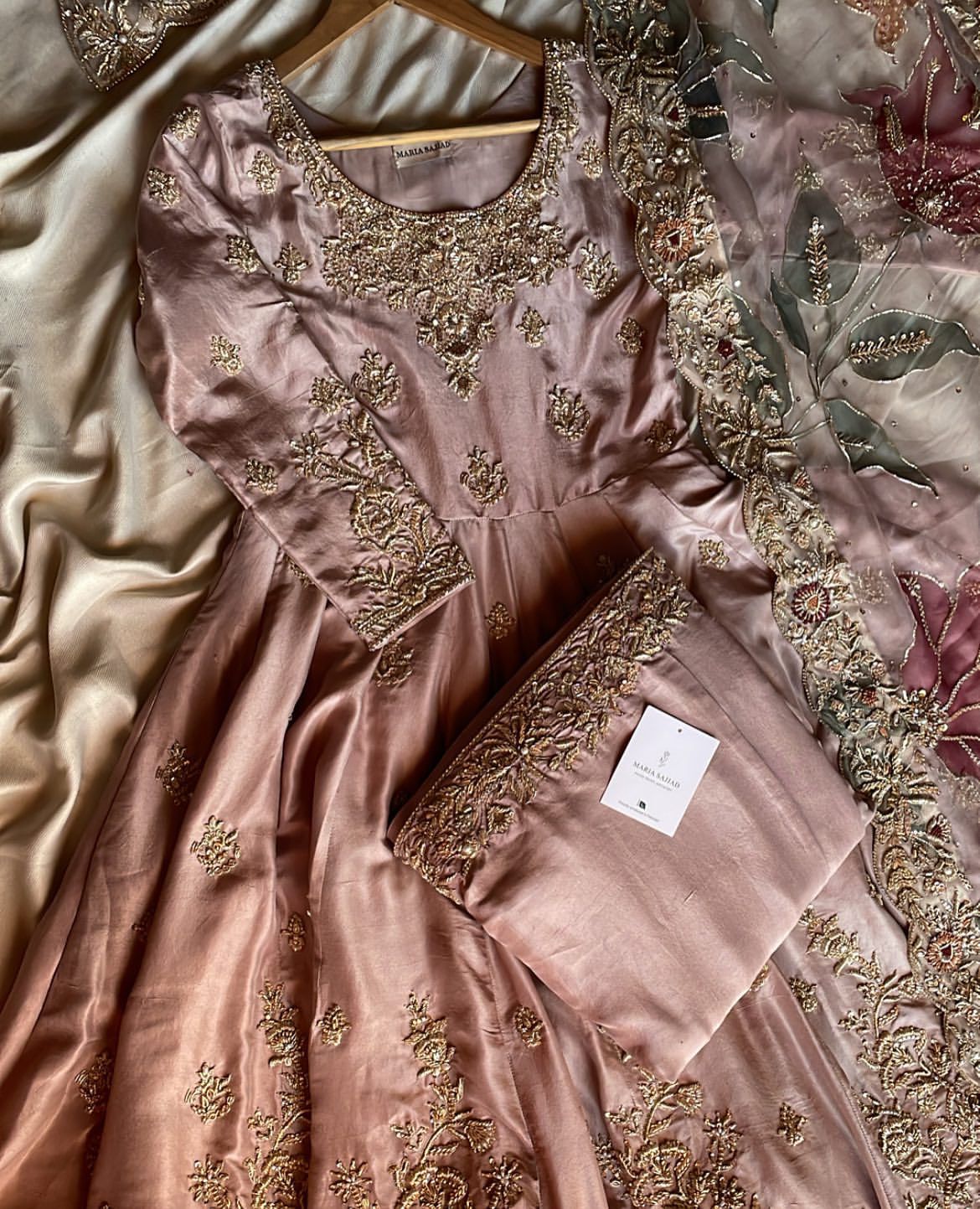 PRD00118 DESIGNER WEAR EXCLUSIVE GOWN PAIR IN CHINON FABRIC GOWN AND PLAZZO WITH DUPATTA IN ORGANZA