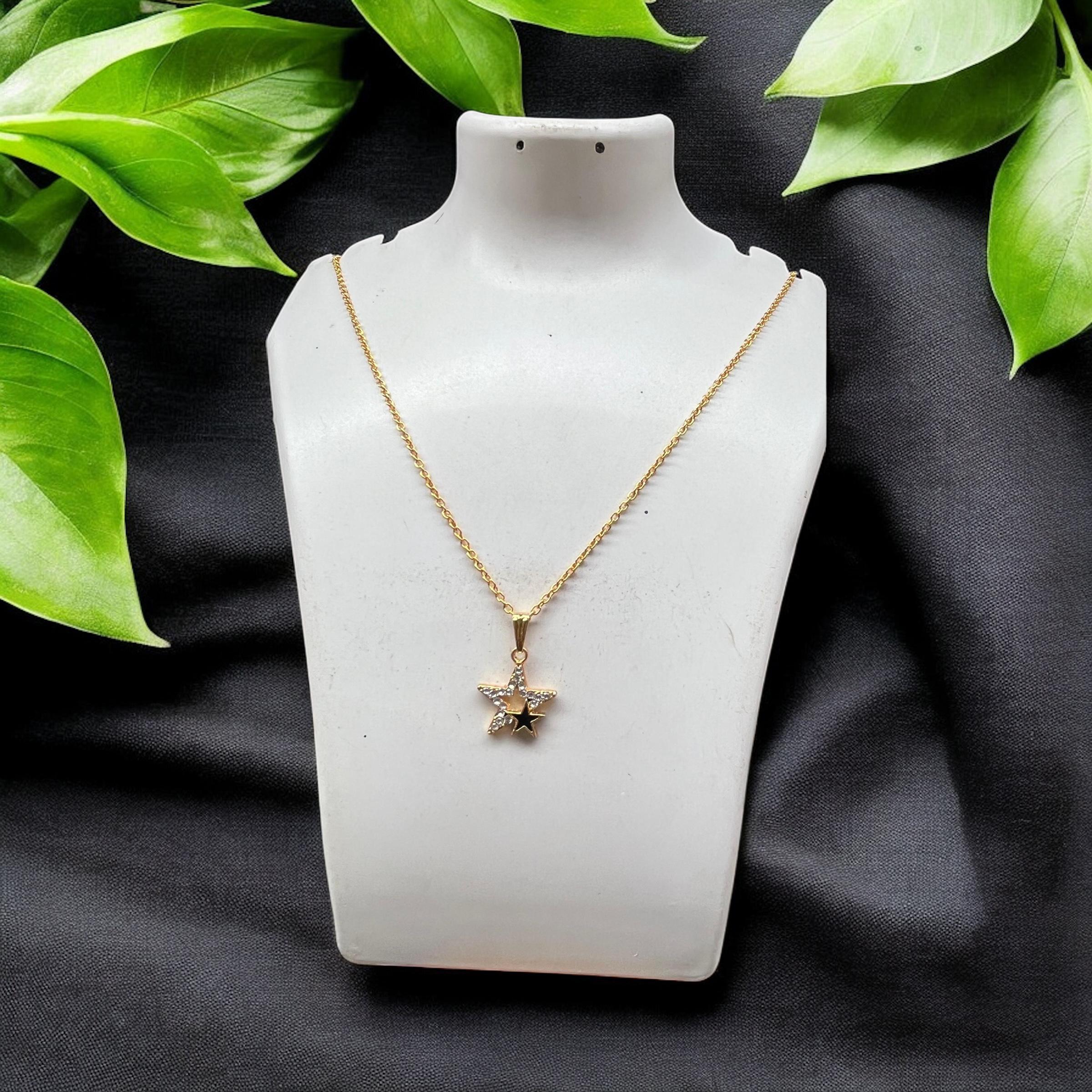 MFJH001 Gold and rose gold  chain pendants