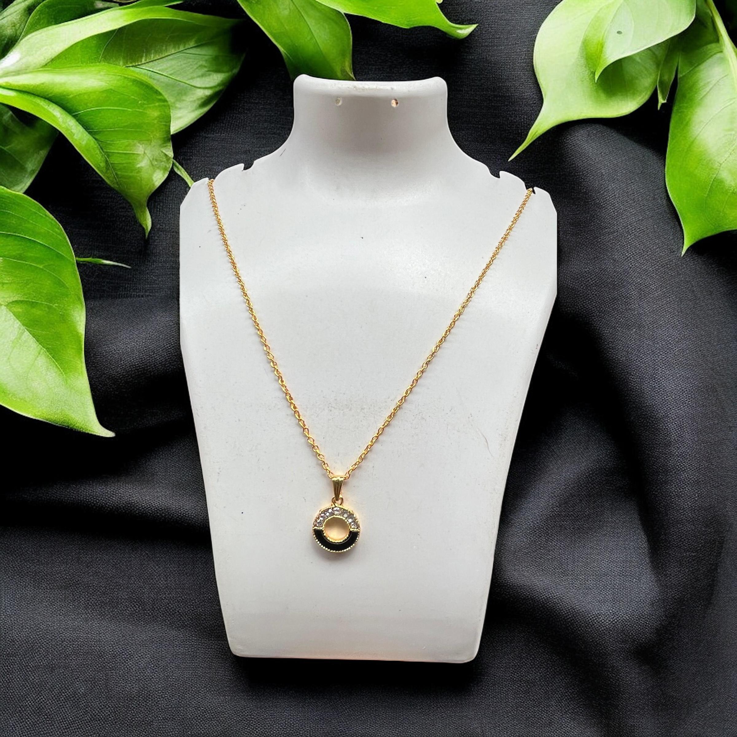 MFJH001 Gold and rose gold  chain pendants