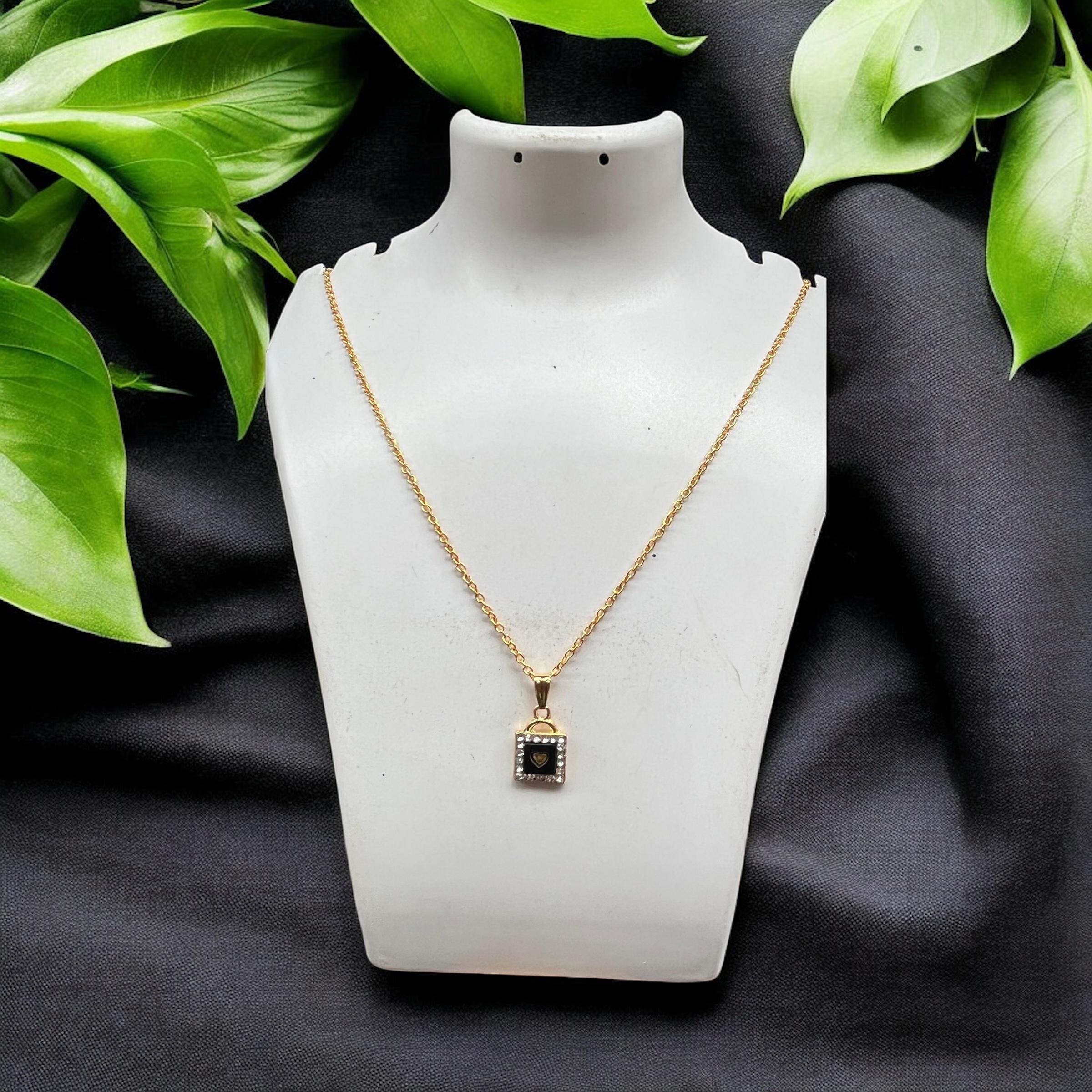 MFJH001 Gold and rose gold  chain pendants