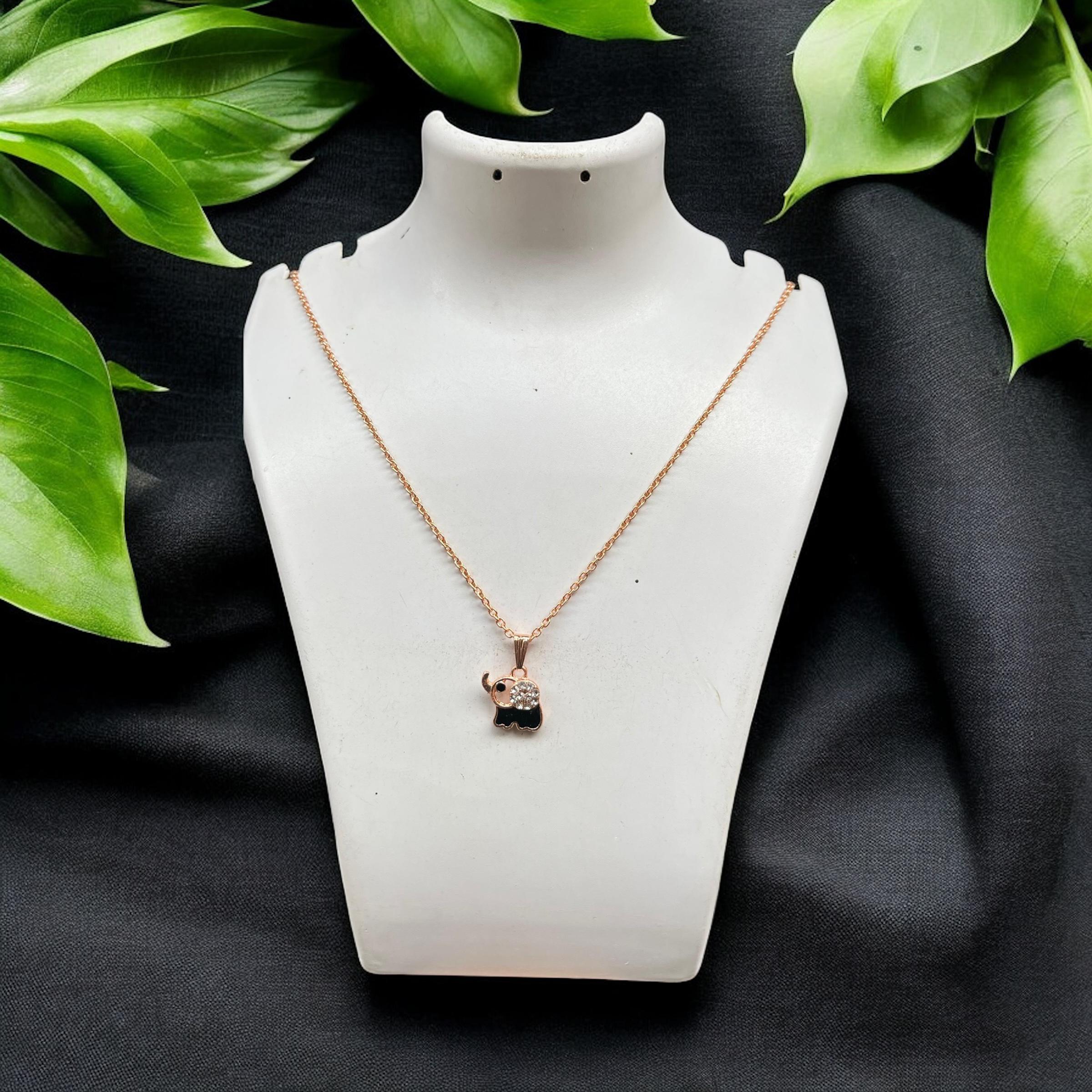 MFJH001 Gold and rose gold  chain pendants