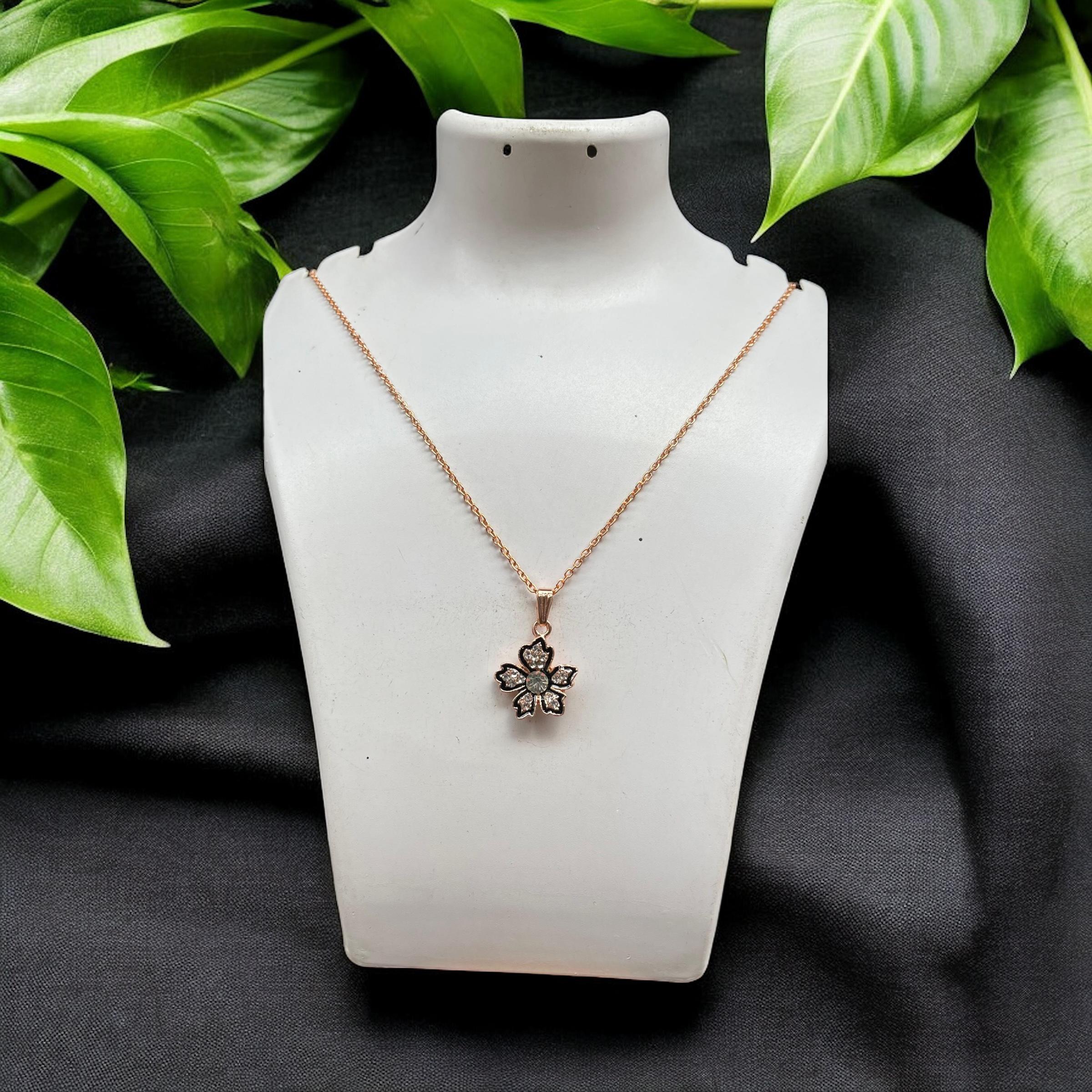 MFJH001 Gold and rose gold  chain pendants
