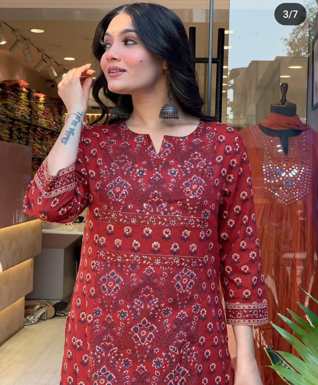 JKM0039 New Designer Festival Collection In Pure Cotton With Hand  Work  kurta And Dupatta Set Fully Stitched Ready To Wear