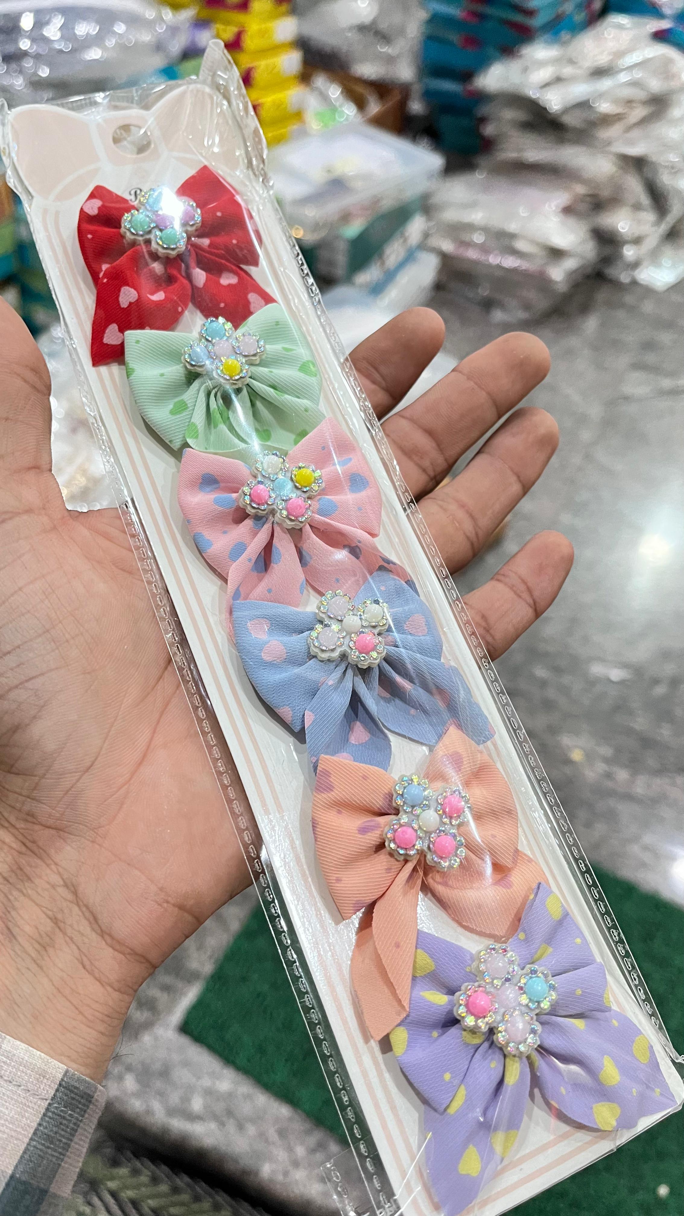 MFJH004 Kids hair Accessories Pack of 6