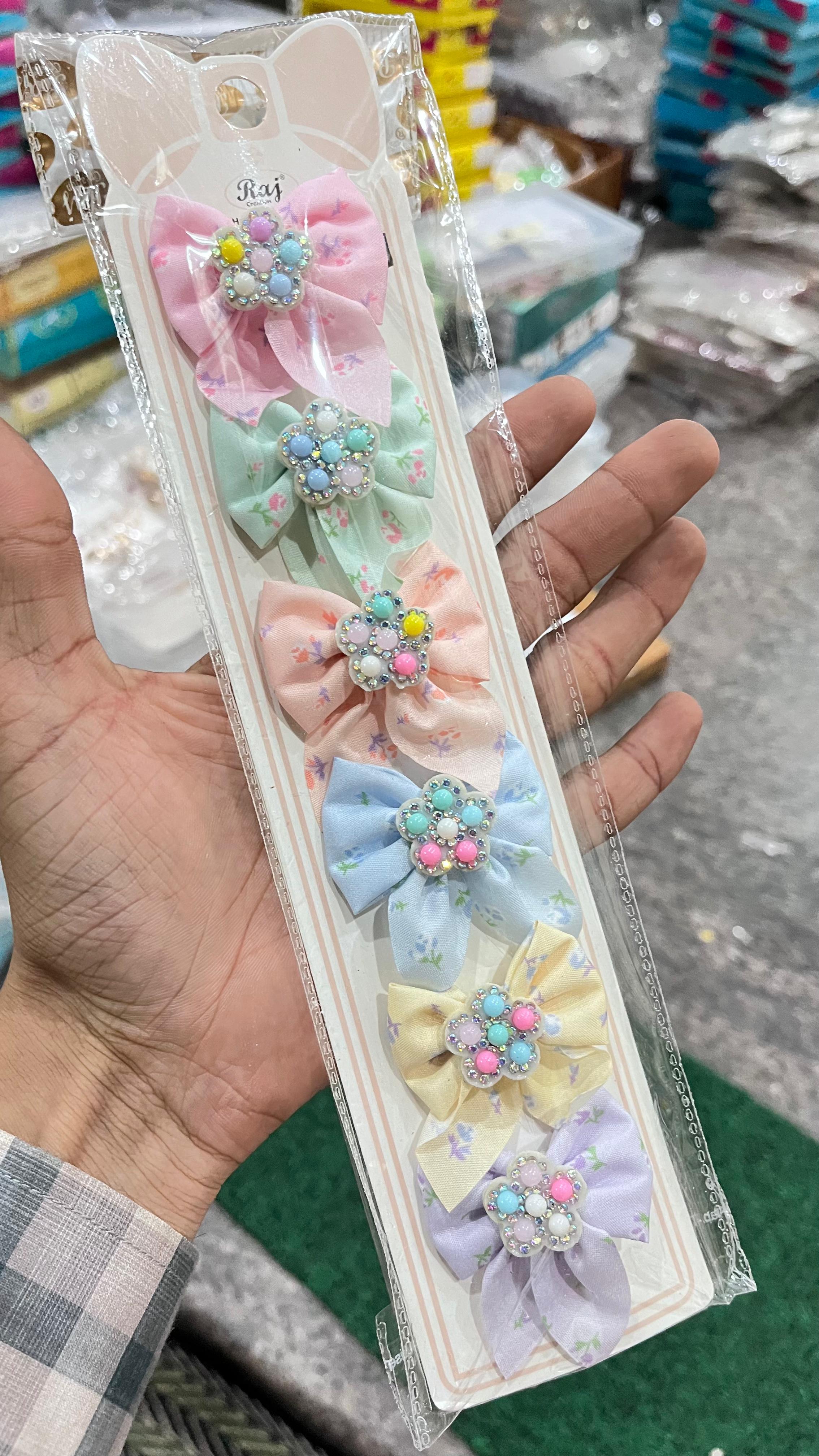 MFJH004 Kids hair Accessories Pack of 6
