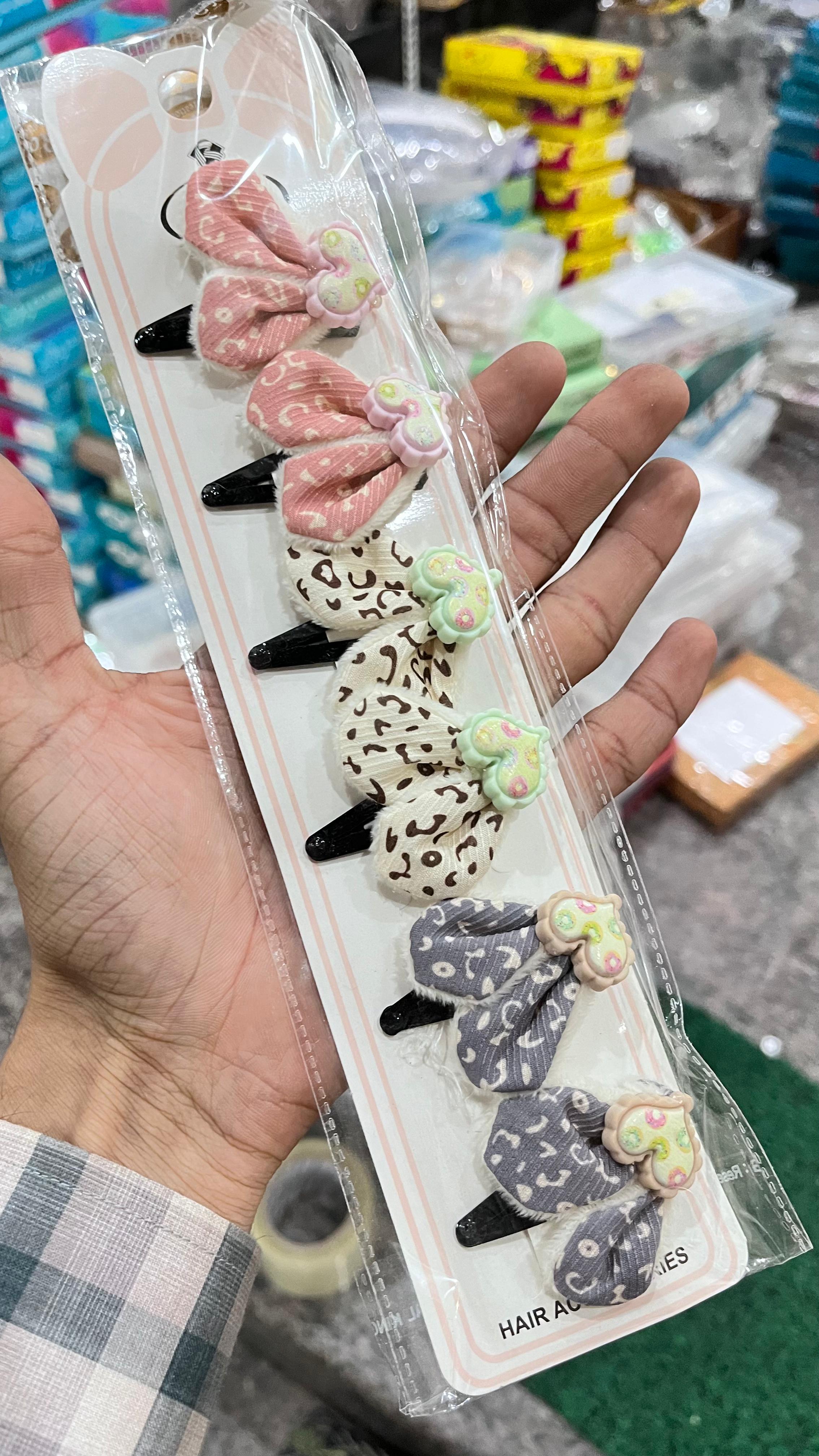 MFJH004 Kids hair Accessories Pack of 6