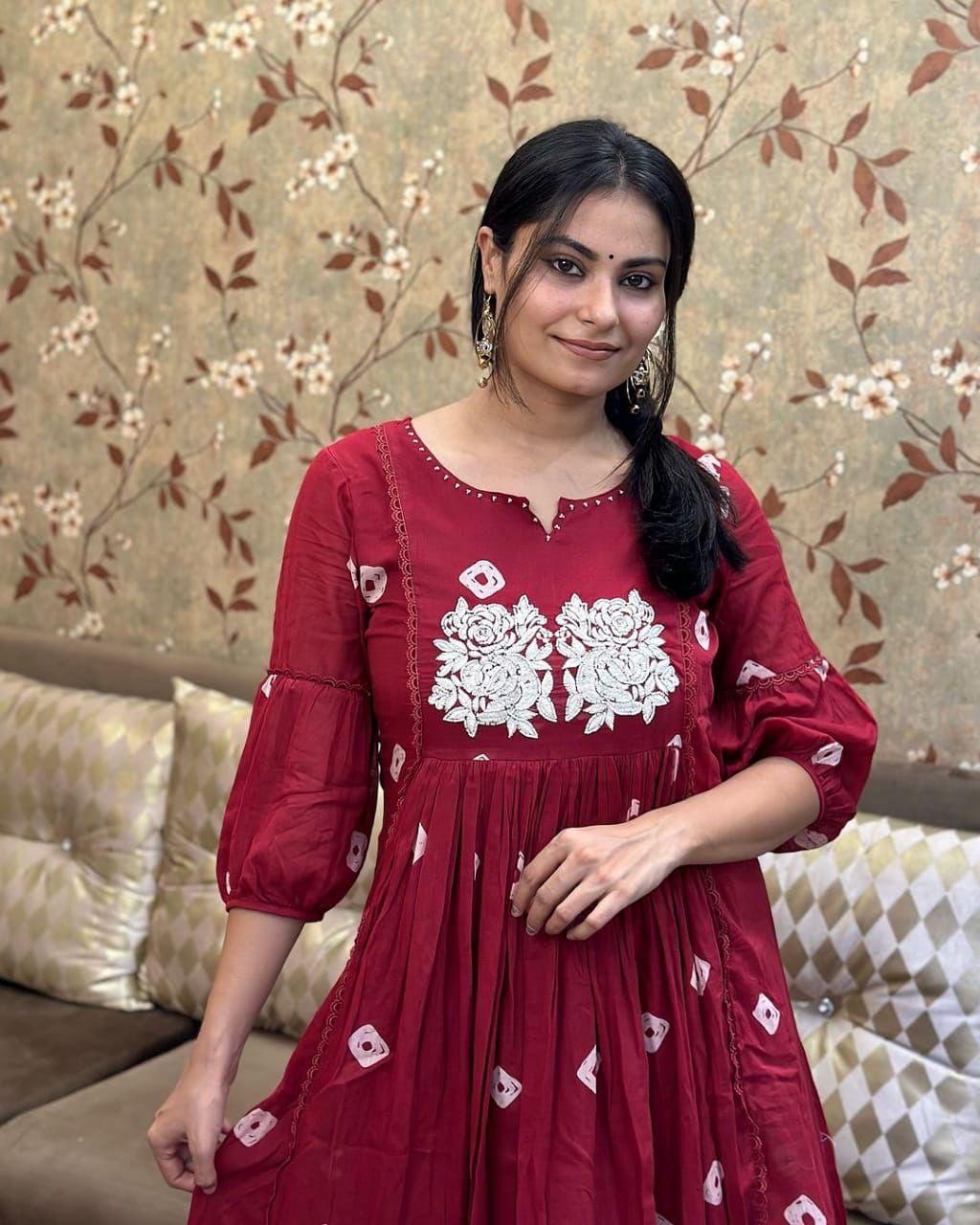 JKM0060 Pure mul-mul cotton kurta with cotton lining