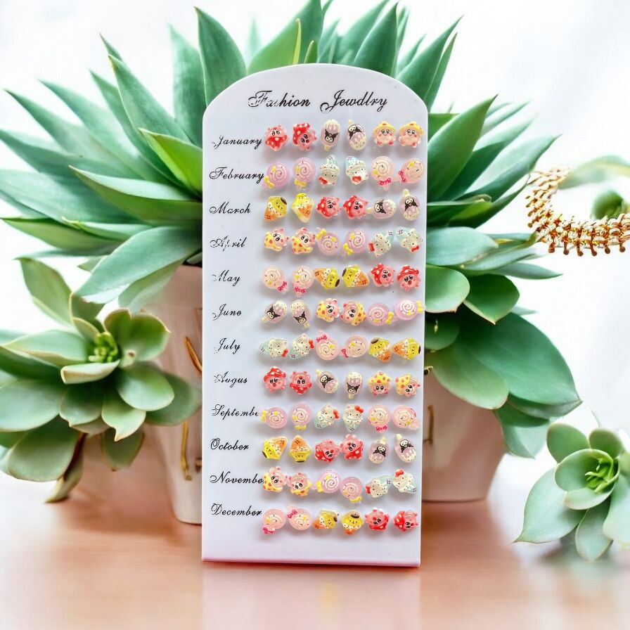 MFJH0014 Daily wear stud earrings (Full set)