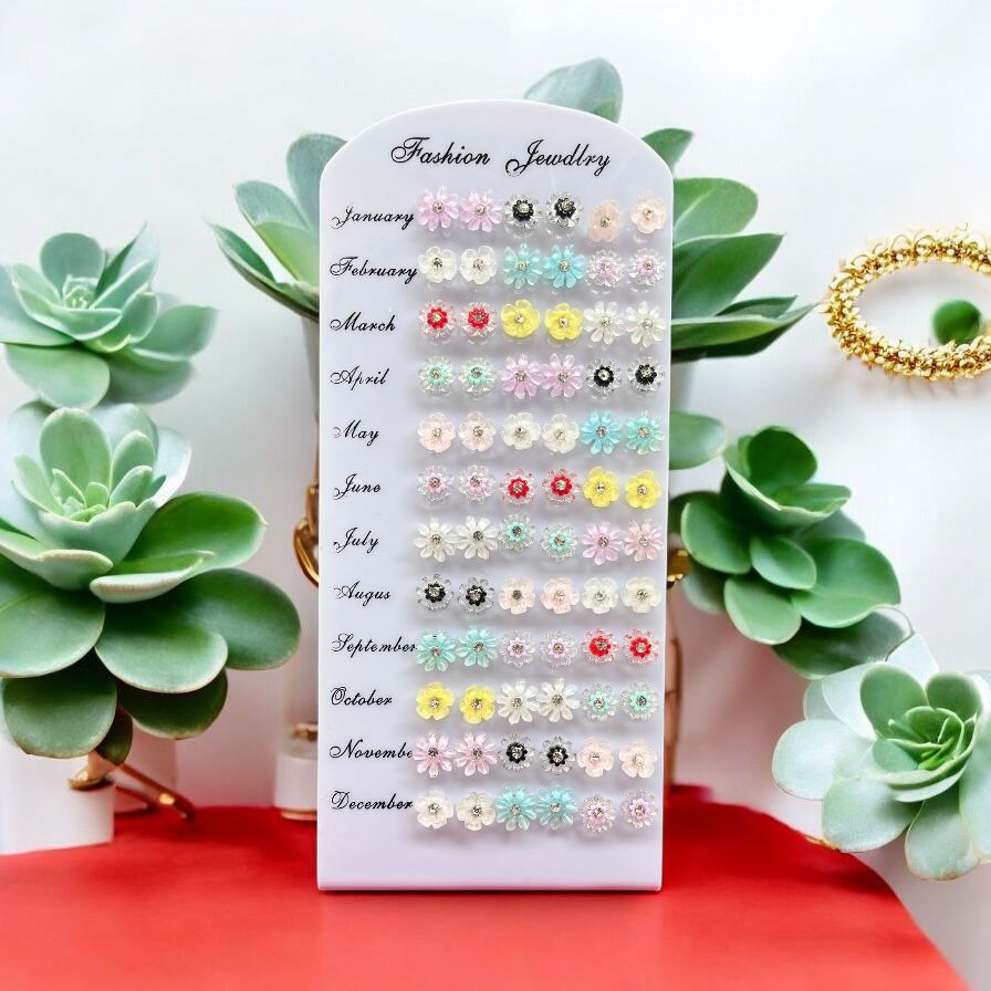 MFJH0014 Daily wear stud earrings (Full set)