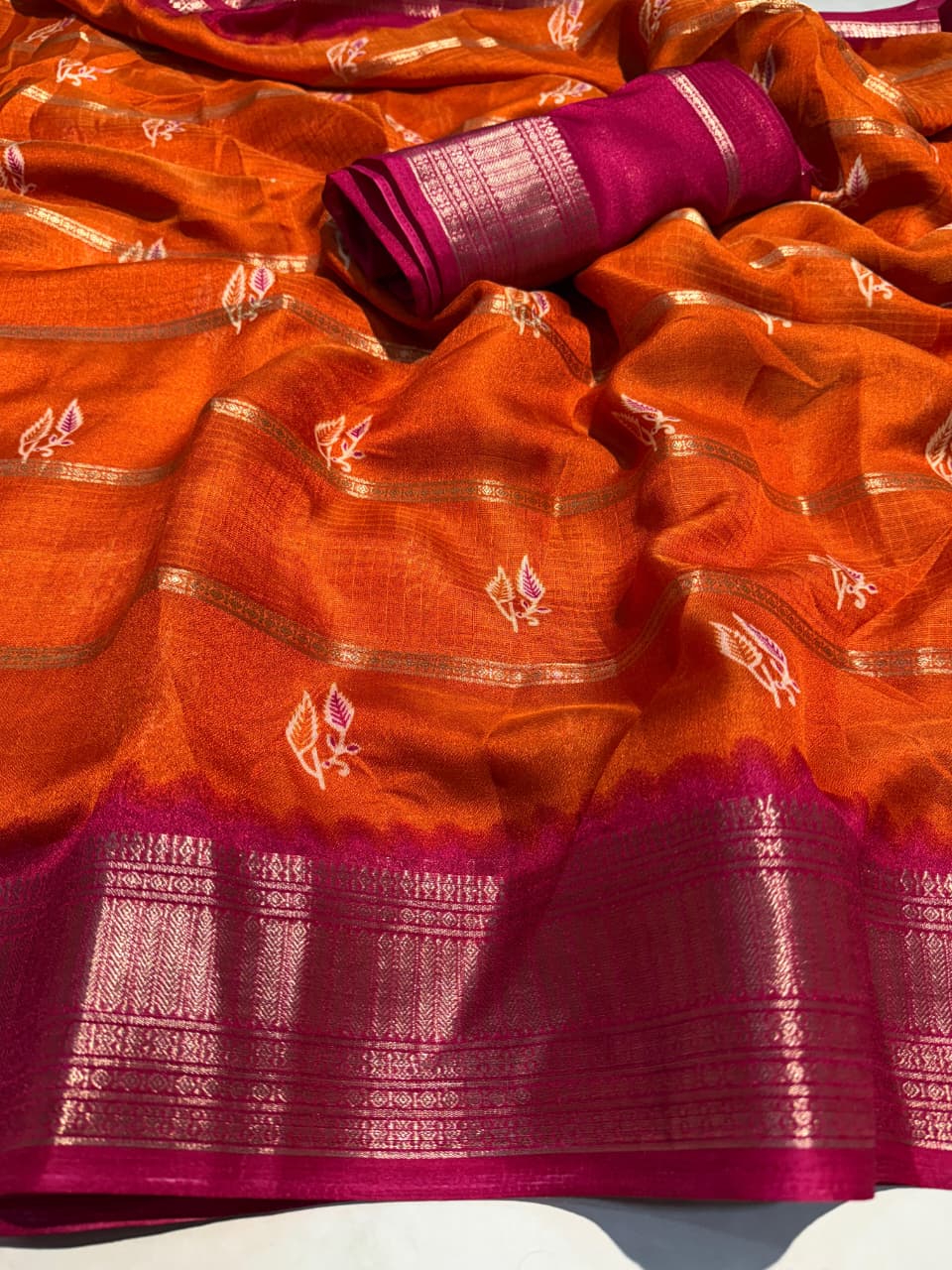 PRD00123  Premium georgette sari saree crafted from pure georgette silk
