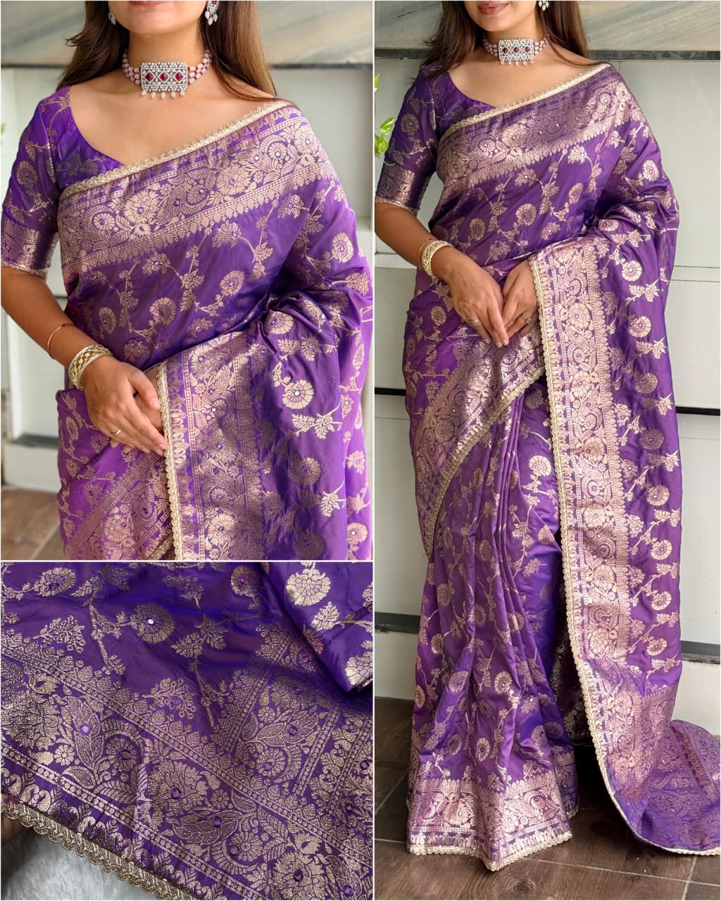PRD00125 Exquisite Collection of Banarasi silk saree